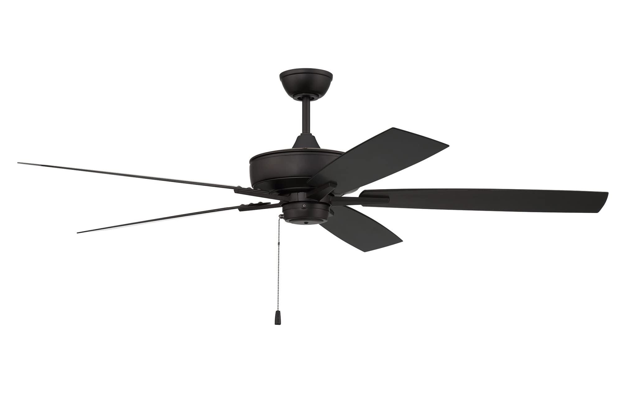 Craftmade OS60FB5 60-Inch Outdoor Ceiling Fan with Super Pro Motor in Flat Black - Perfect for Patio, Deck, and Covered Porch Cooling