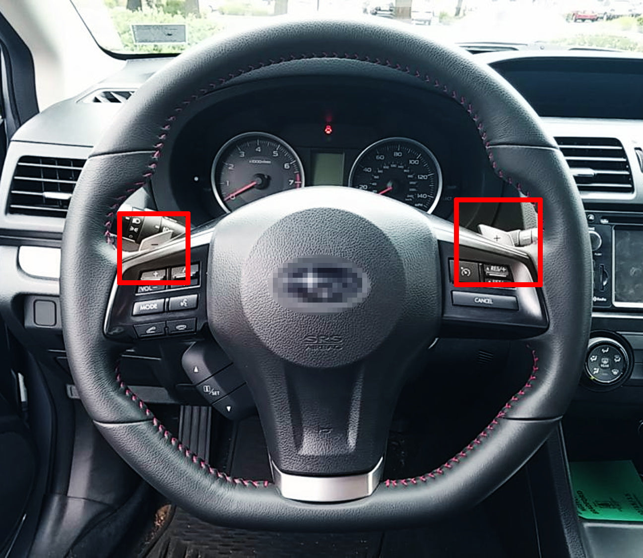 Premium Forged Carbon Fiber Steering Wheel Paddle Shifters for Subaru BRZ WRX Legacy - Upgrade Your Driving Experience with Sporty Gear Shifting (Perfect for Racing & Performance Driving)