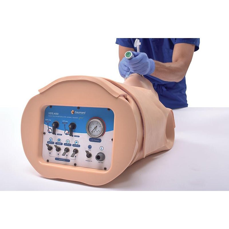 HAL® Adult Multipurpose Airway and CPR Training Manikin - Medium Size for Medical Simulation, First Aid Practice & Emergency Response Training