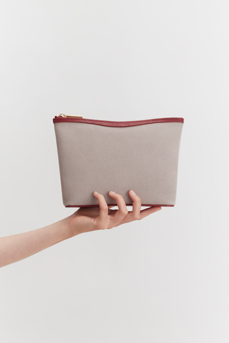 Small Canvas Zipper Pouch - Waterproof & Durable Travel Organizer for Cosmetics, Makeup, Jewelry & Essentials | Perfect for Travel, Gym & Daily Use