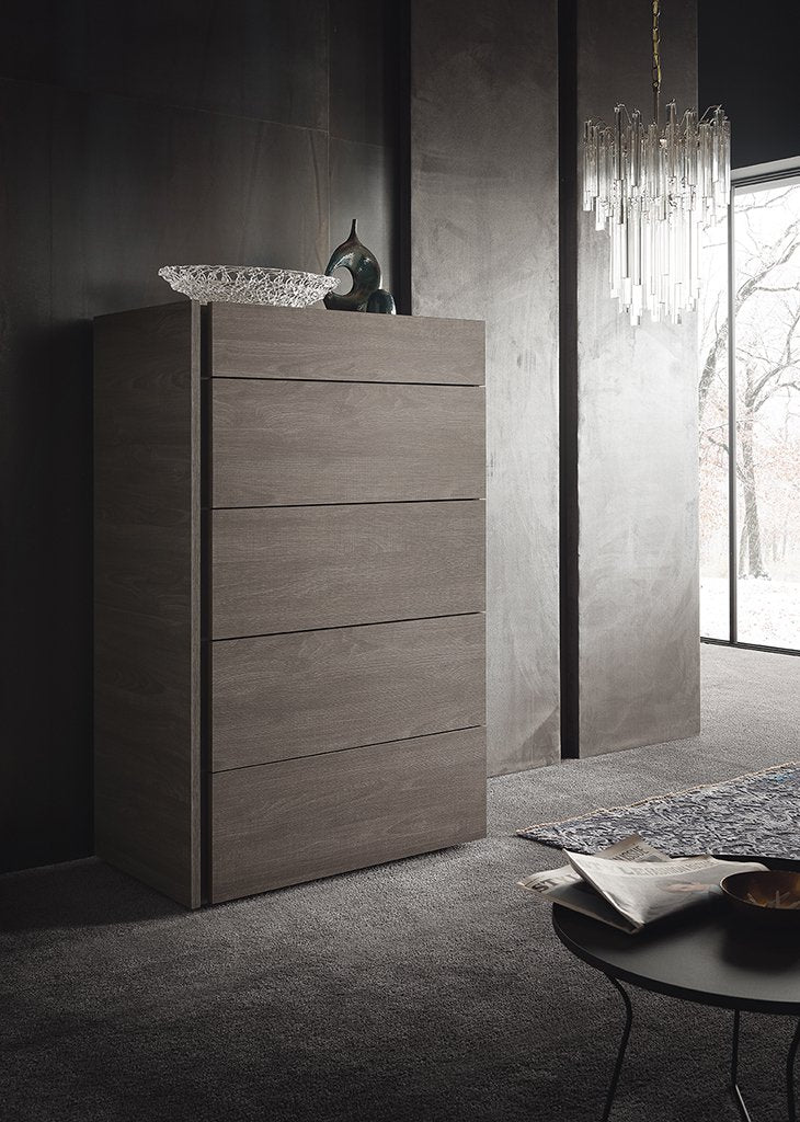 ALF NIZZA Modern Bedroom Furniture Set - Queen Size Bed Frame, Nightstand & Dresser - Stylish Home Decor for Bedrooms, Guest Rooms & Apartments