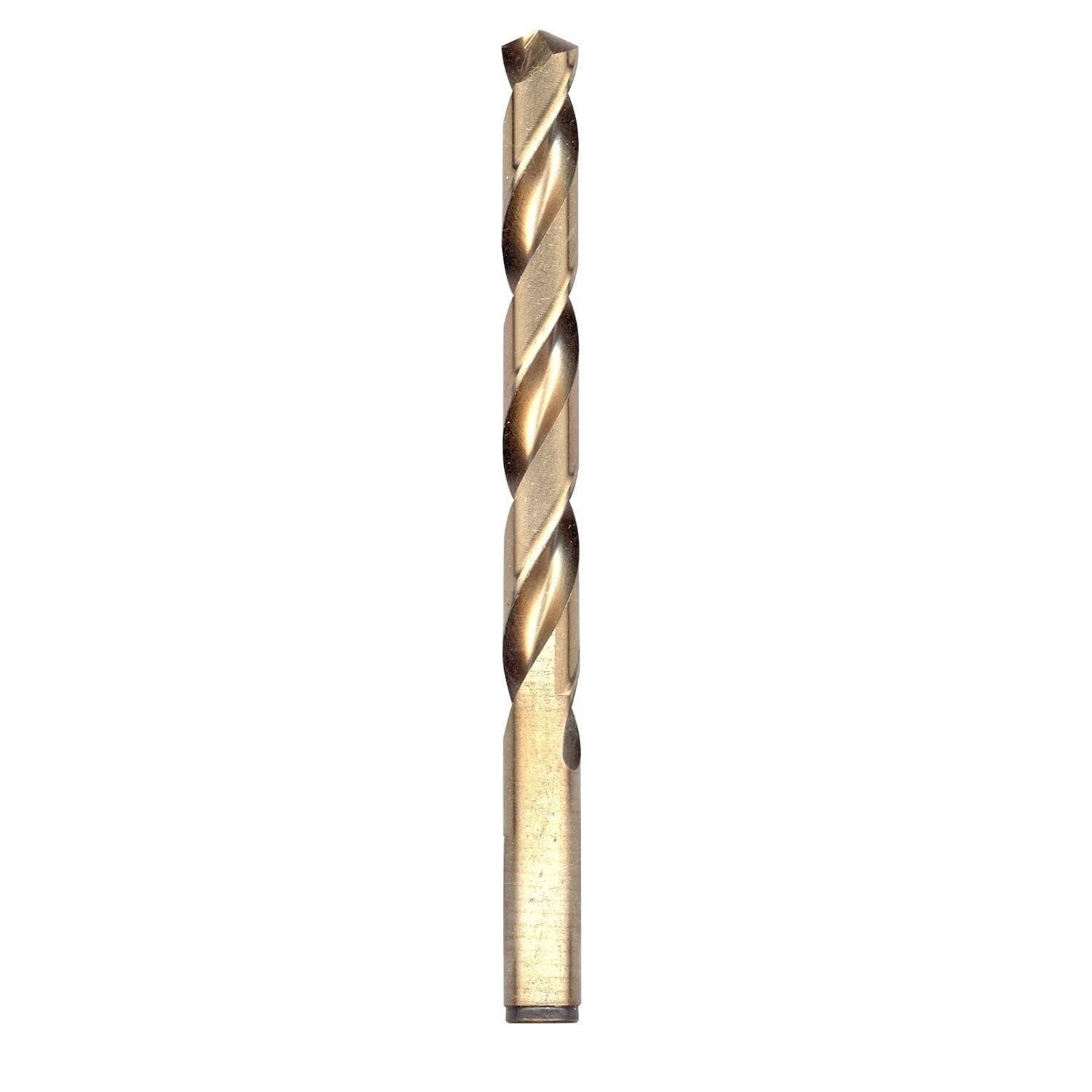 Premium #12 Cobalt Drill Bit for Metal - Heavy Duty Jobber Length by Drill America | Perfect for Industrial Use, Metalworking, and DIY Projects