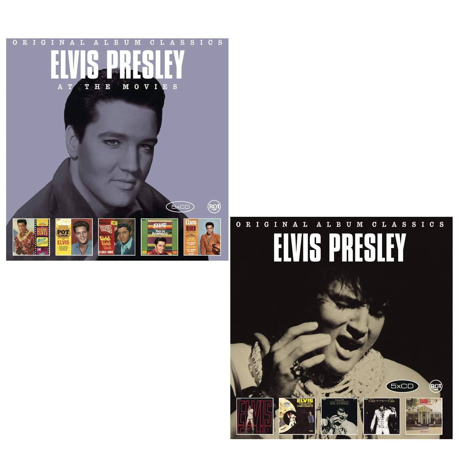 Elvis Presley Greatest Hits - Original Album Classics Vol. 3 & 4 - 10 CD Collection Bundle | Perfect for Music Lovers & Elvis Fans at Home, Car, or Parties