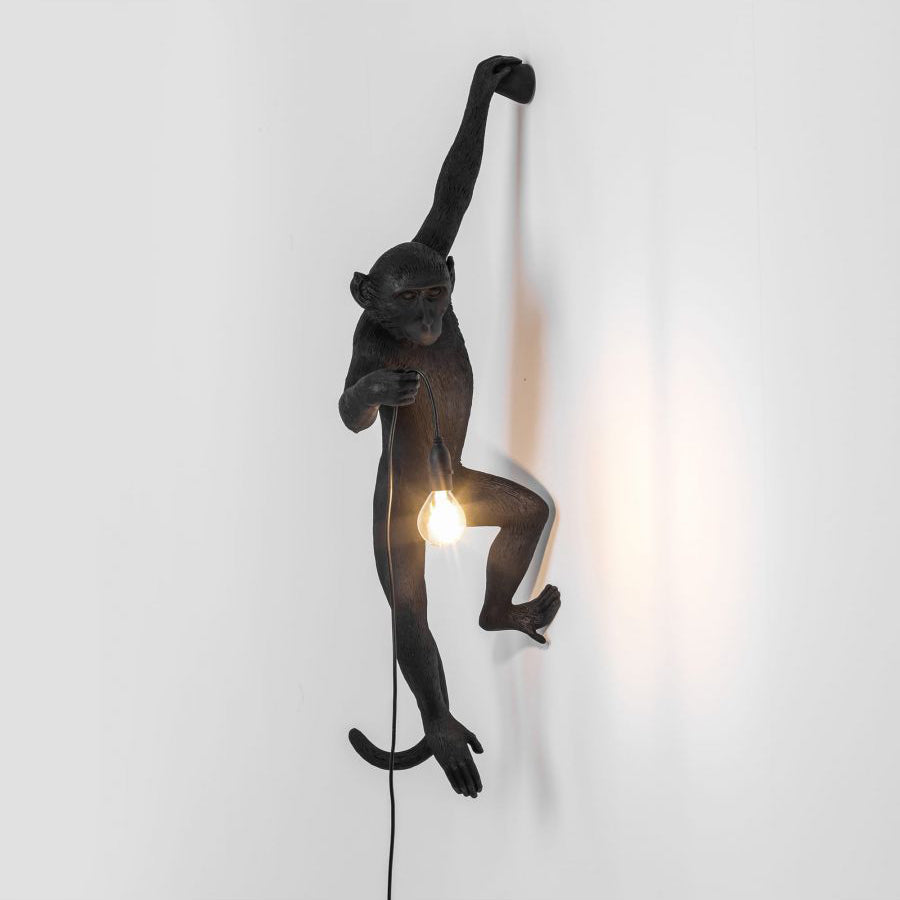 Cute Monkey Wall Lamp - LED Night Light for Kids Room, Nursery, Bedroom - Fun Animal-Themed Decor for Children's Spaces