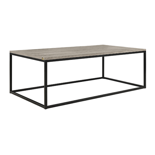 Artwood Mason Coffee Table - Antique Grey Finish - Modern Farmhouse Living Room Centerpiece for Home Decor