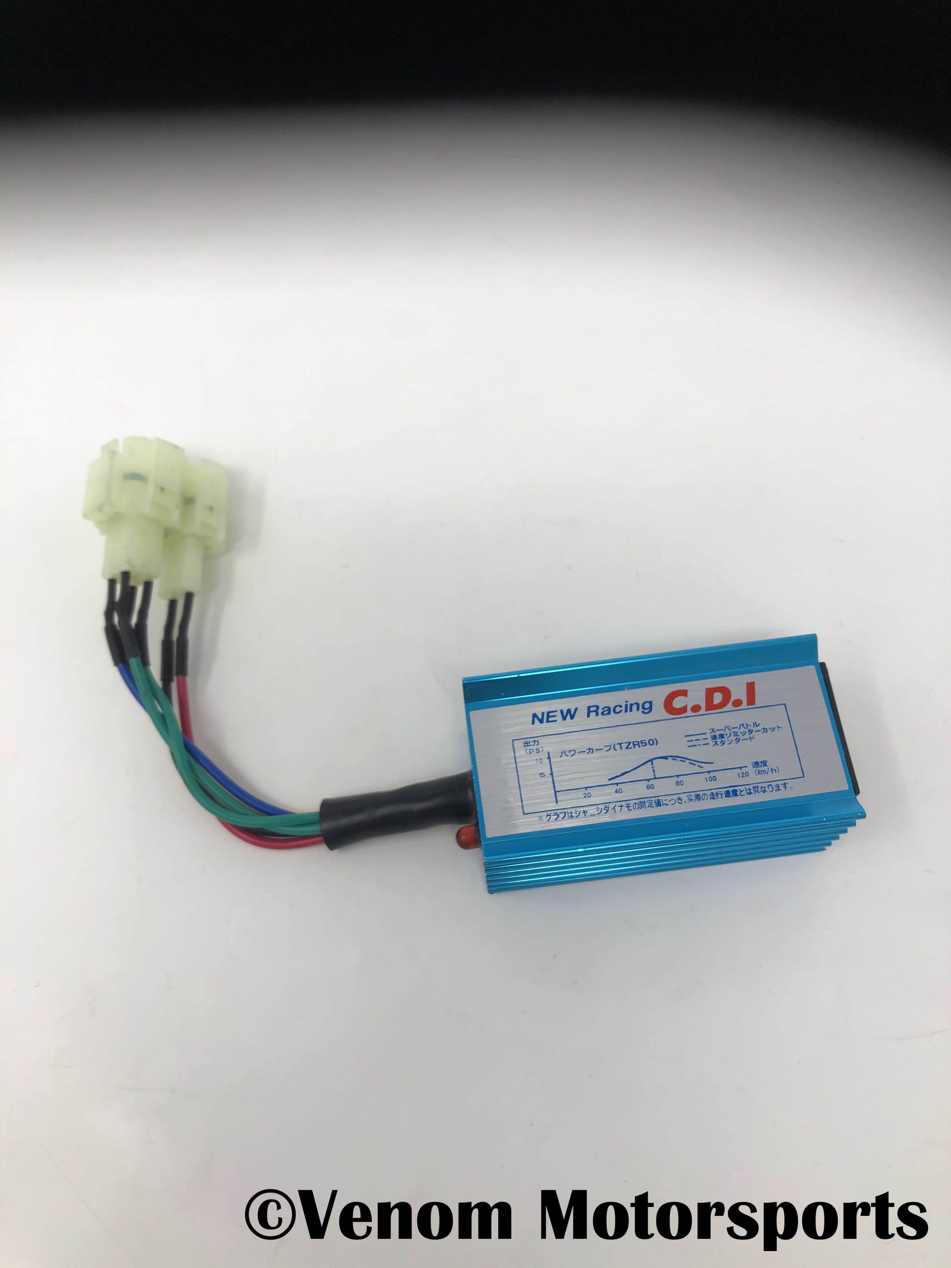 High Performance Racing CDI Ignition Box Replacement - Venom X15 for Motorcycles & ATVs - Perfect for Off-Road, Track Racing & Performance Upgrades