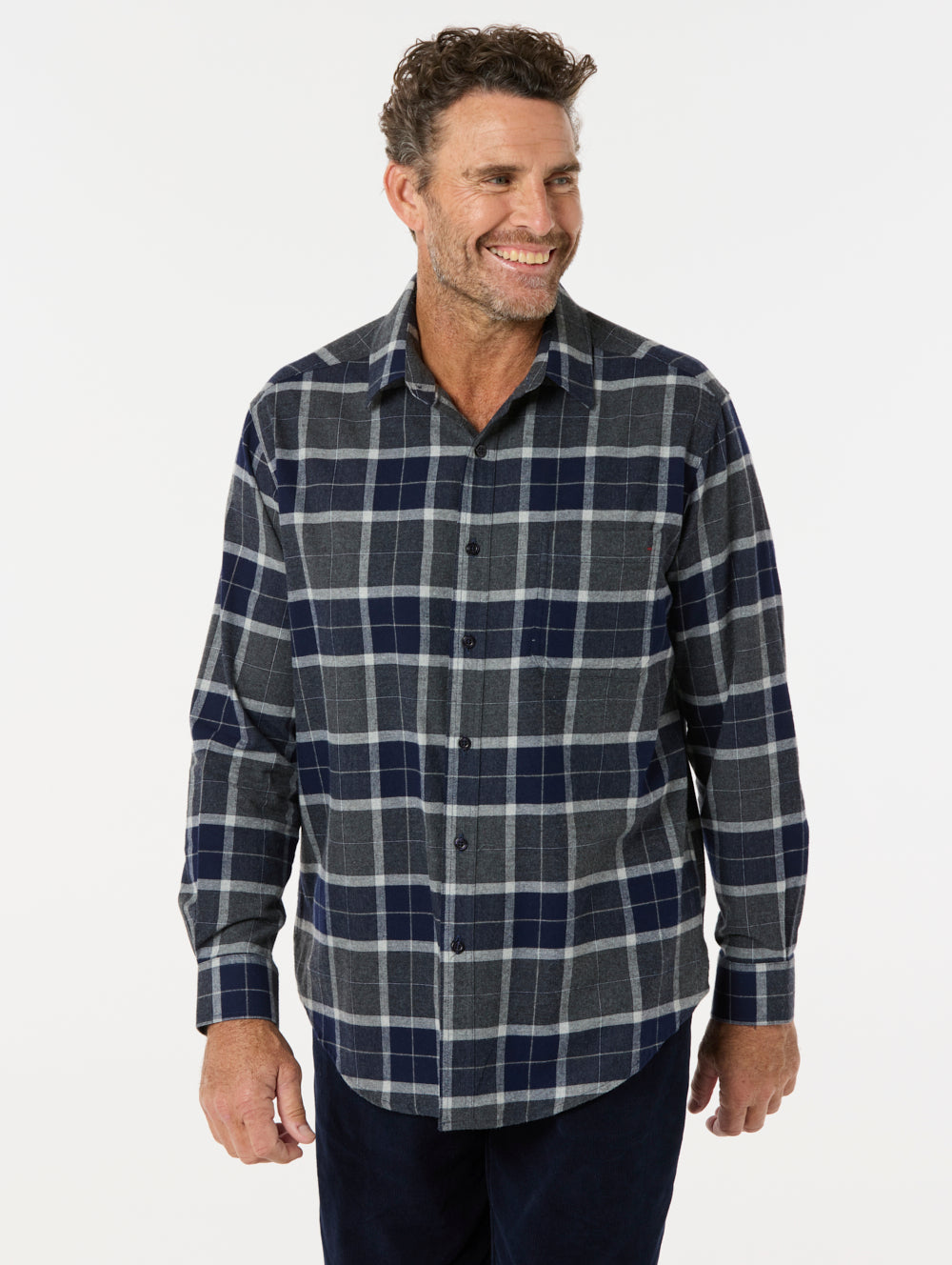 Premium Stratton Cotton Brush Shirt for Men - Soft & Breathable Casual Button-Up Shirt - Perfect for Office, Outdoor Activities & Everyday Wear