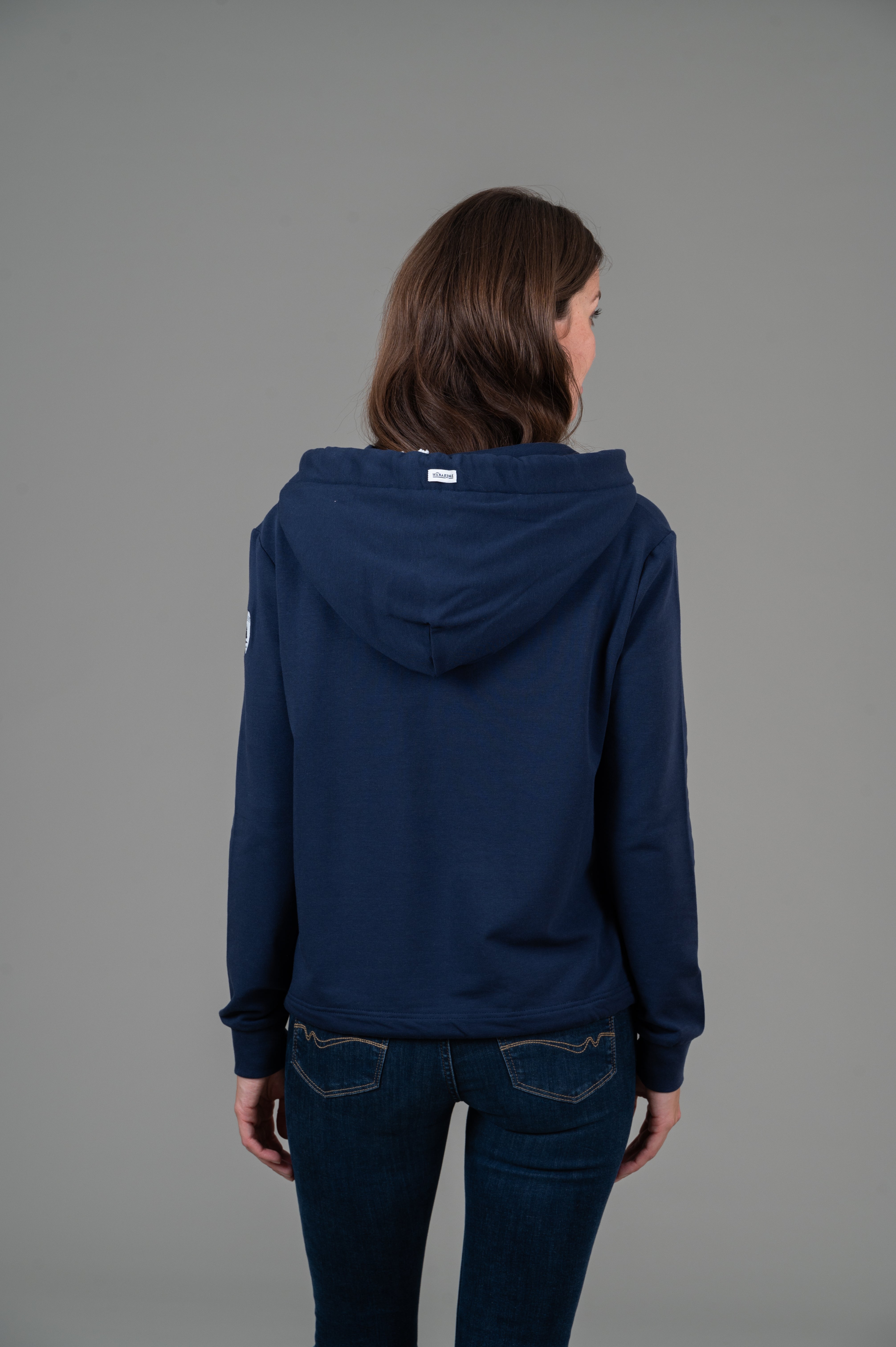 Cinna Navy Hoodie for Women & Men | Soft Fleece Pullover Sweatshirt | Cozy Casual Wear for Fall & Winter | Perfect for Outdoor Activities & Lounge