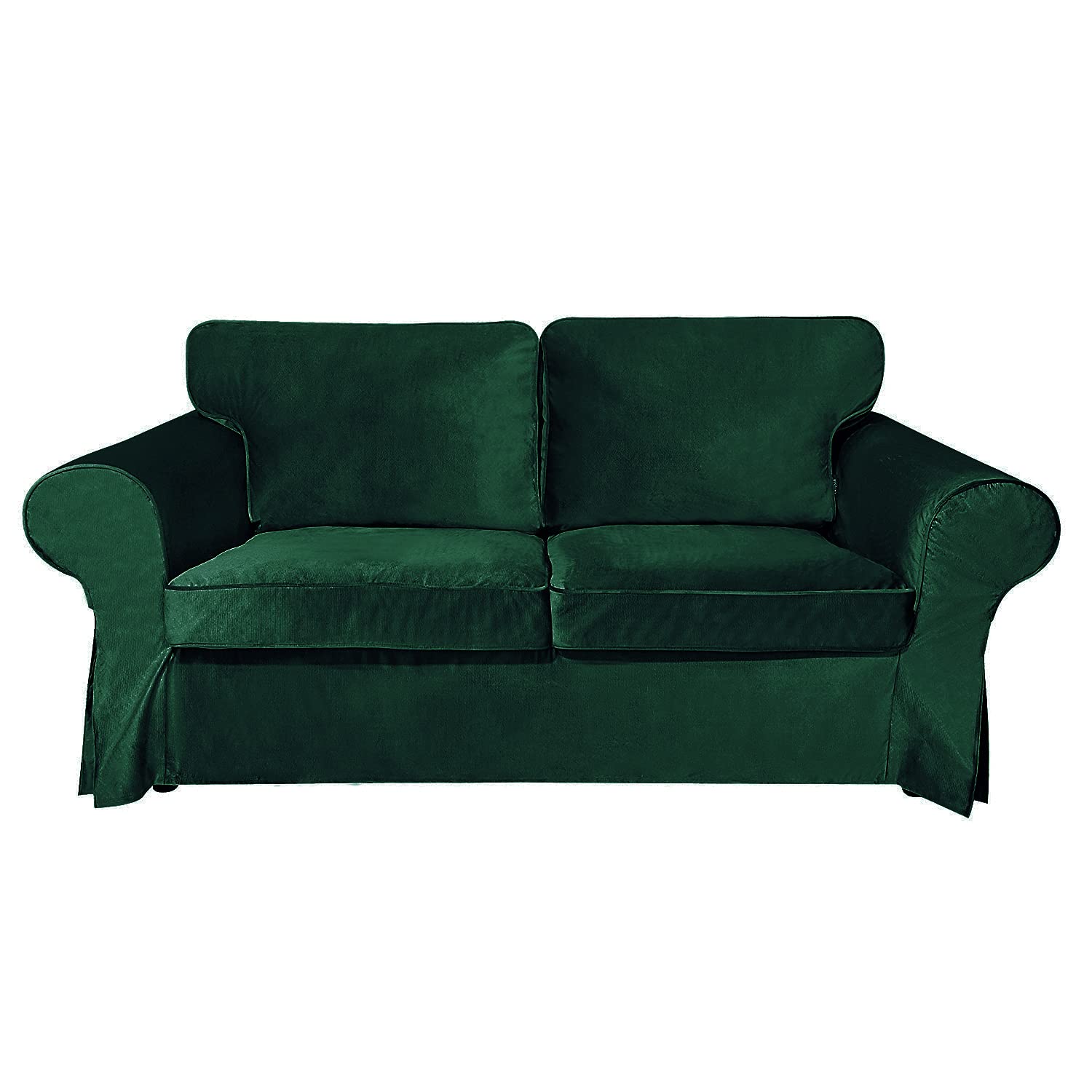 Premium IKEA Ektorp Loveseat Sofa Slipcover Set - 2 Seat Cushion Covers & Sofa Protector | Perfect for Living Room, Apartment, and Pet-Friendly Homes (Loveseat, KL-49)