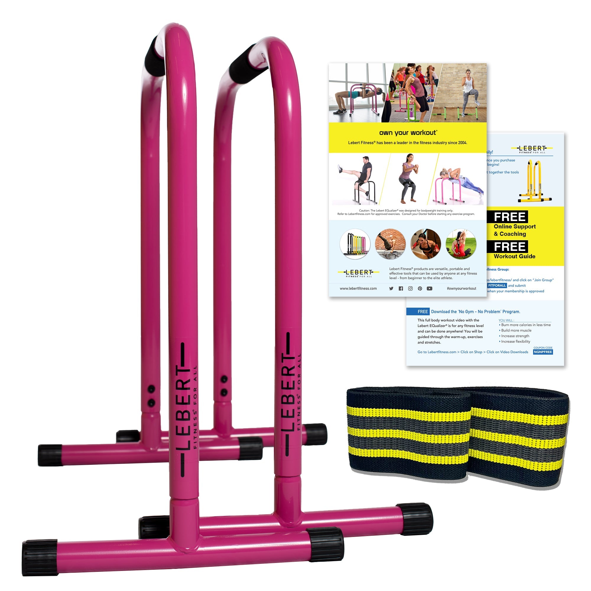 Lebert EQualizer Total Body Strengthener - Adjustable Resistance Bands for Full-Body Workout at Home & Gym - Perfect for Strength Training, Toning, and Fitness Enthusiasts