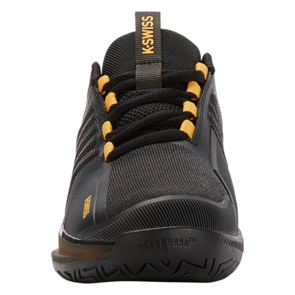 K Swiss Ultrashot 3 Men's Tennis Shoes - Black/Yellow | High-Performance Court Shoes for Competitive Play & Training | Perfect for Tennis, Pickleball & Casual Wear