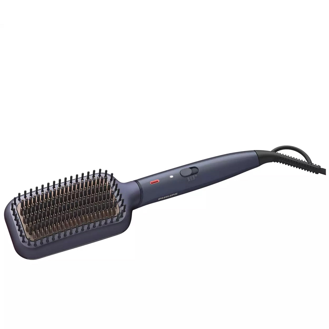 BHH885 Professional Heated Straightening Brush for Hair Styling - Fast Heat Up, Anti-Frizz & Smoothing - Perfect for Home Use, Travel & Salon Styling
