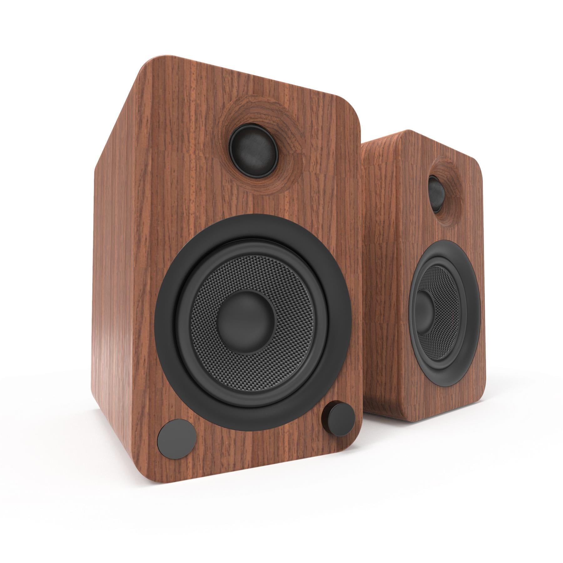 Kanto YU4 Premium Powered Desktop Speakers with Bluetooth 5.0, Phono Preamp - High-Fidelity Audio for Home Office, Gaming & Music Listening