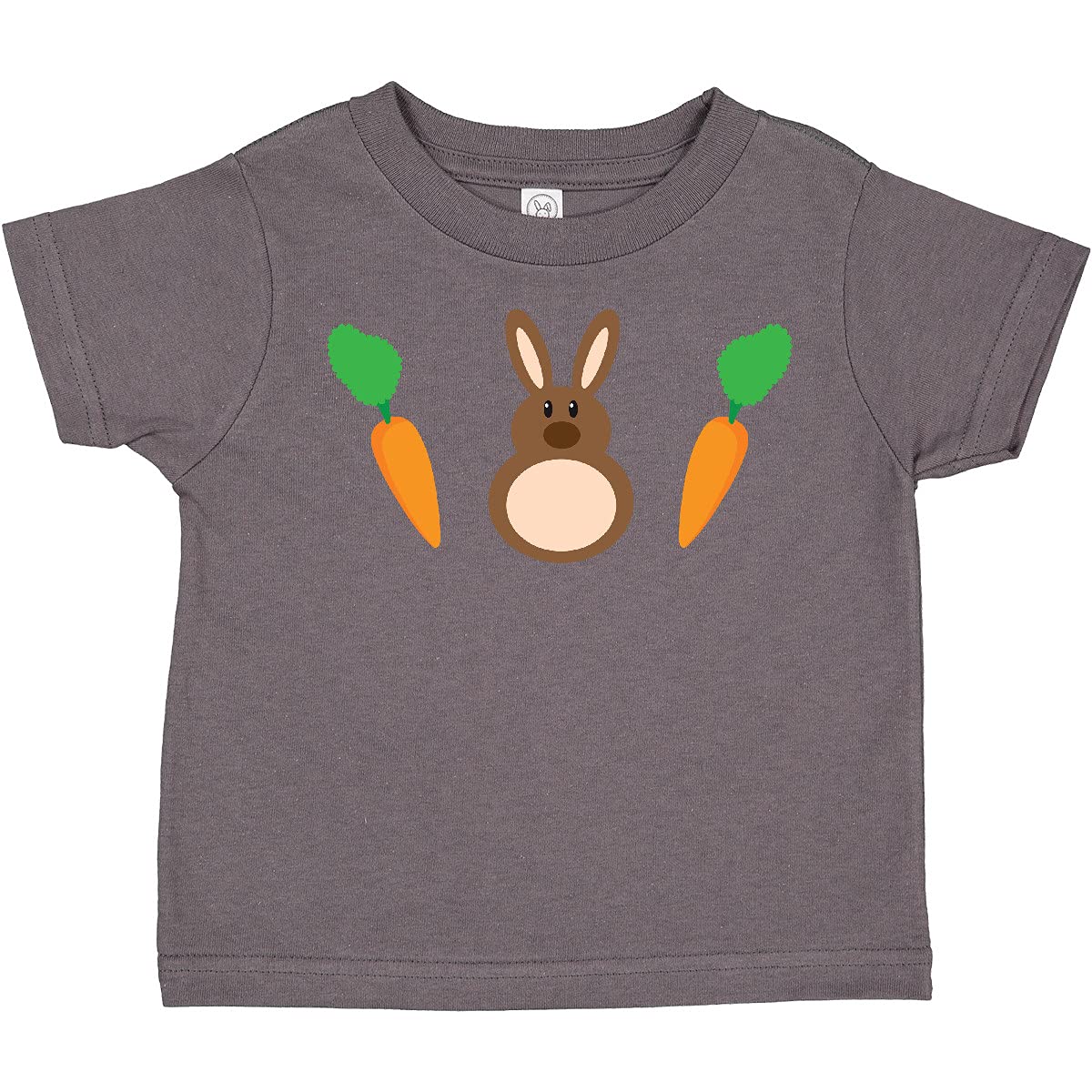 Easter Bunny and Carrots Toddler T-Shirt | Cute Easter Outfit for Kids | Soft Cotton Baby Tee for Easter Egg Hunt & Spring Celebrations
