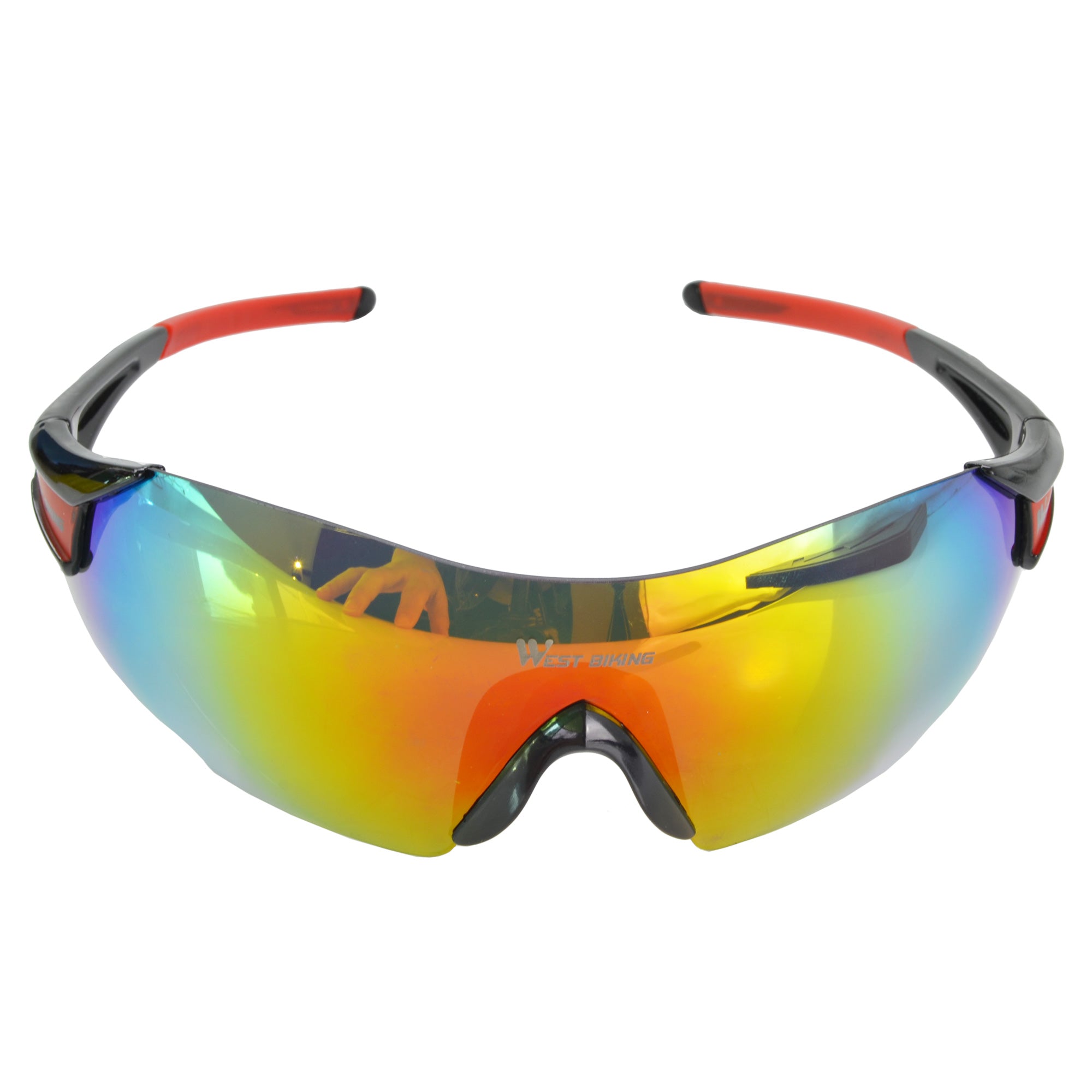 WB Cycling Glasses - UV Protection, Anti-Fog, Lightweight Sports Sunglasses for Men & Women - Perfect for Road Biking, Mountain Biking & Outdoor Adventures