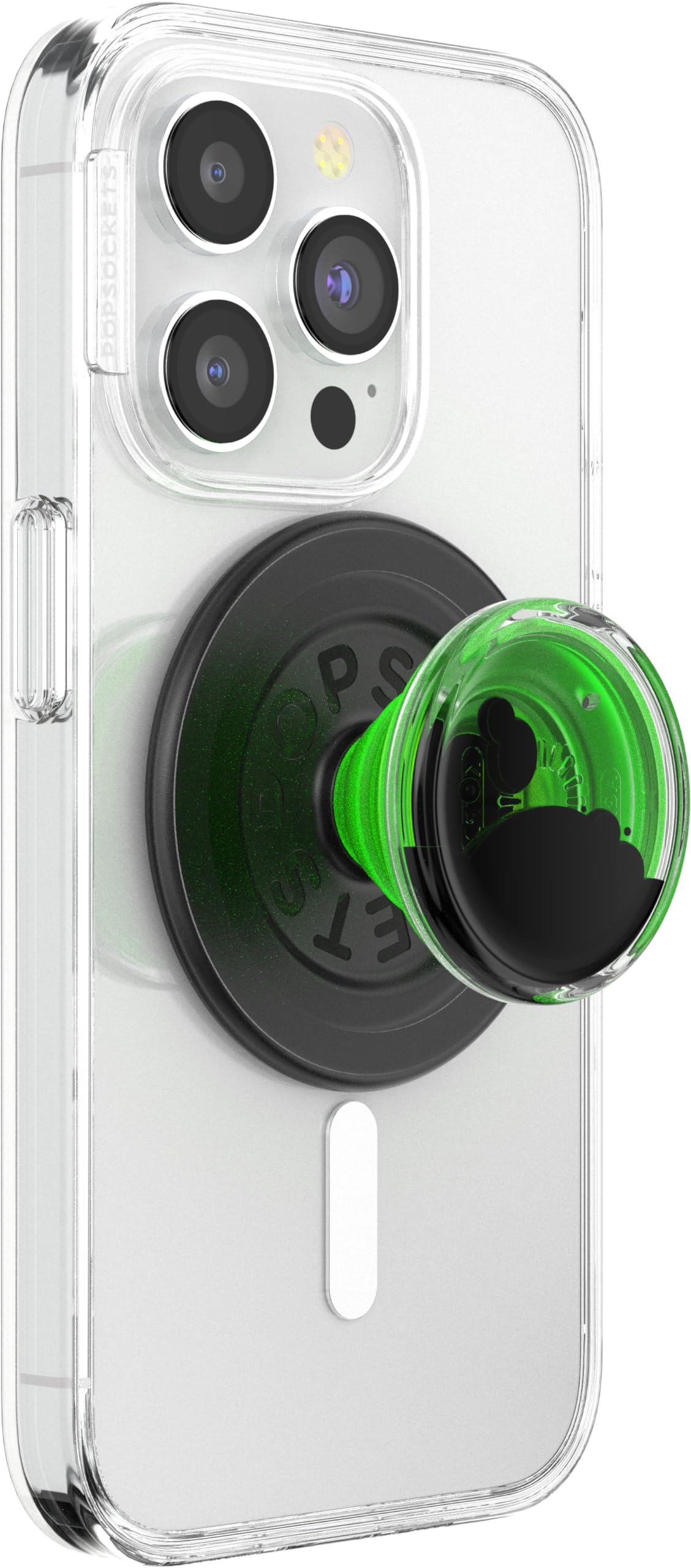 PopSockets MagSafe Phone Grip Holder - Wireless Charging Compatible, Anti-Slip Phone Stand for iPhone 14/13/12 (Tidepool Lava Lamp Absinthe Design) | Perfect for Driving, Video Calls & Hands-Free Use
