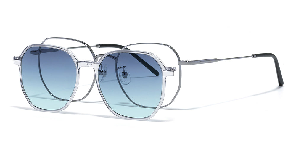 JINS Switch FASHION Metal Frame Glasses - Lightweight 220mm Temple 93mm Lens - Perfect for Work, Reading & Everyday Wear