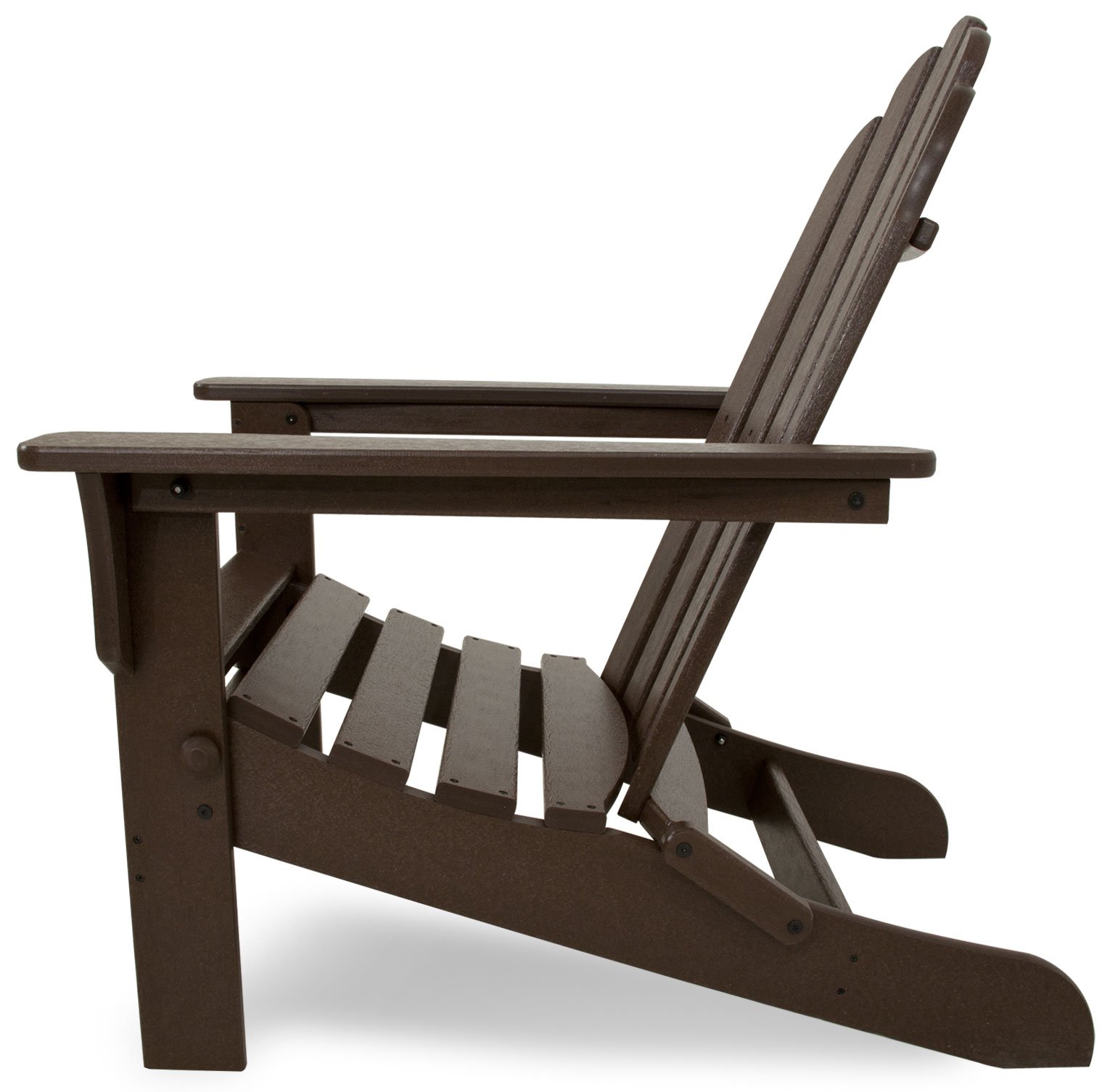 Trex Outdoor Furniture Cape Cod Folding Adirondack Chair with Vintage Lantern Design - Patio, Garden, Poolside & Beach Relaxation Chair