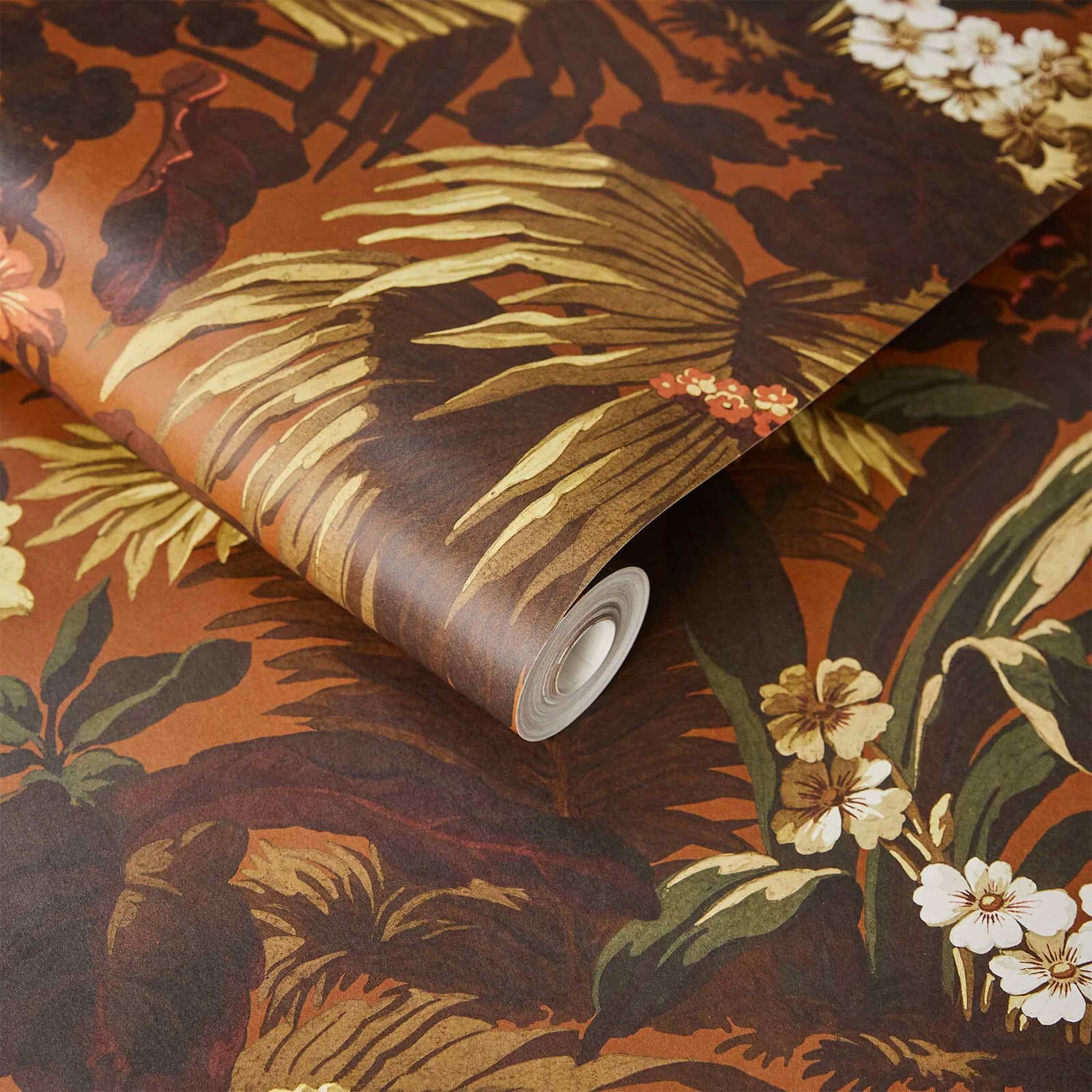 LIMERENCE Wallpaper - Tobacco Brown Peel and Stick Removable Wallpaper for Bedroom, Living Room & Home Decor - Easy DIY Installation