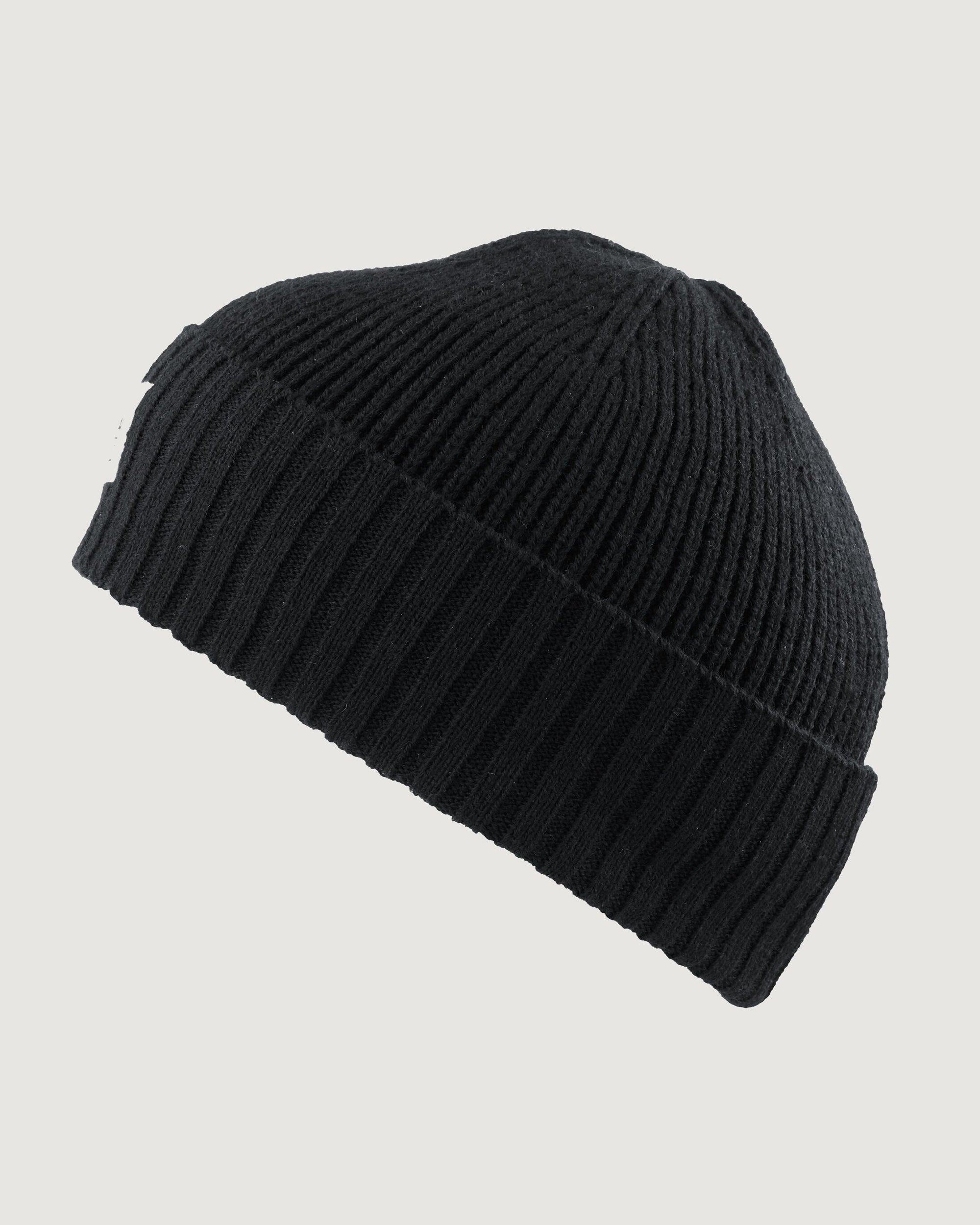 Kathmandu Badge Beanie - Warm Winter Knit Hat for Men & Women in Black | Perfect for Skiing, Hiking & Outdoor Adventures