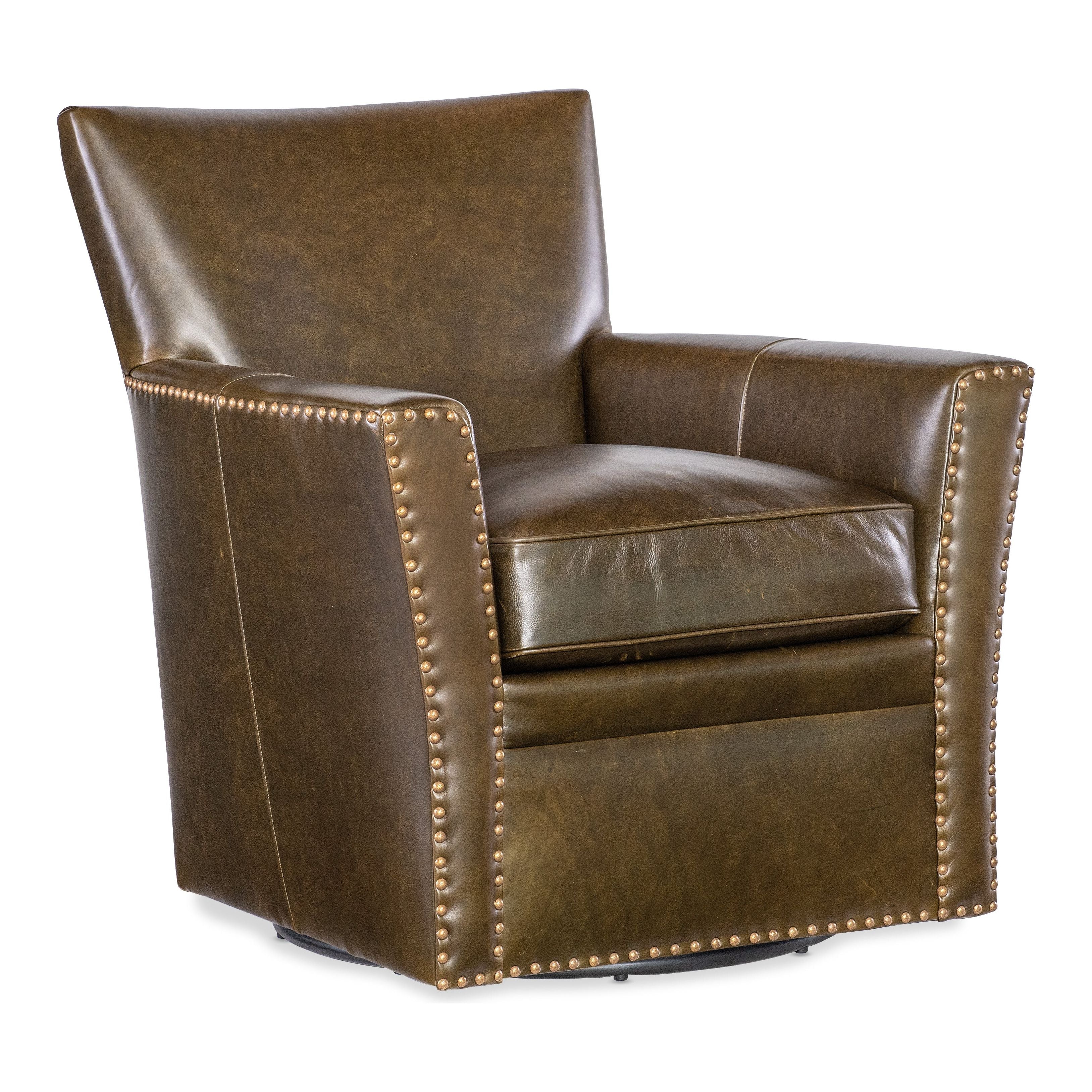 Amara Swivel Chair - 360 Degree Rotating Modern Green Accent Chair for Living Room, Bedroom, Office - Comfortable & Stylish Home Decor