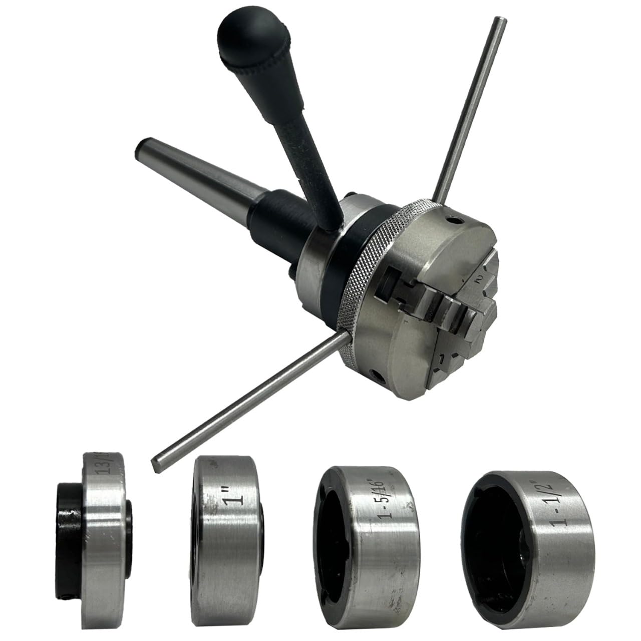 2MT Shank Lathe Tailstock Die Holder - Tapping, Threading, Reaming & Drilling Tool with 65mm Chuck for Metalworking & DIY Projects