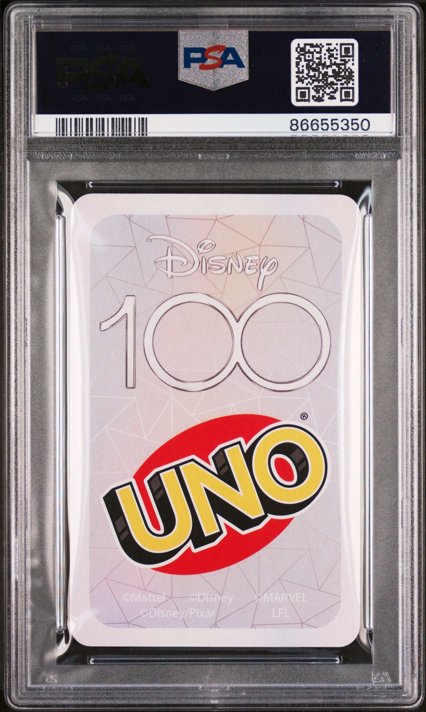 2023 UNO Disney 100 Cruella De Vil Green Draw 2 Card PSA 10 Graded - Perfect for Collectors, Disney Fans & Card Game Enthusiasts