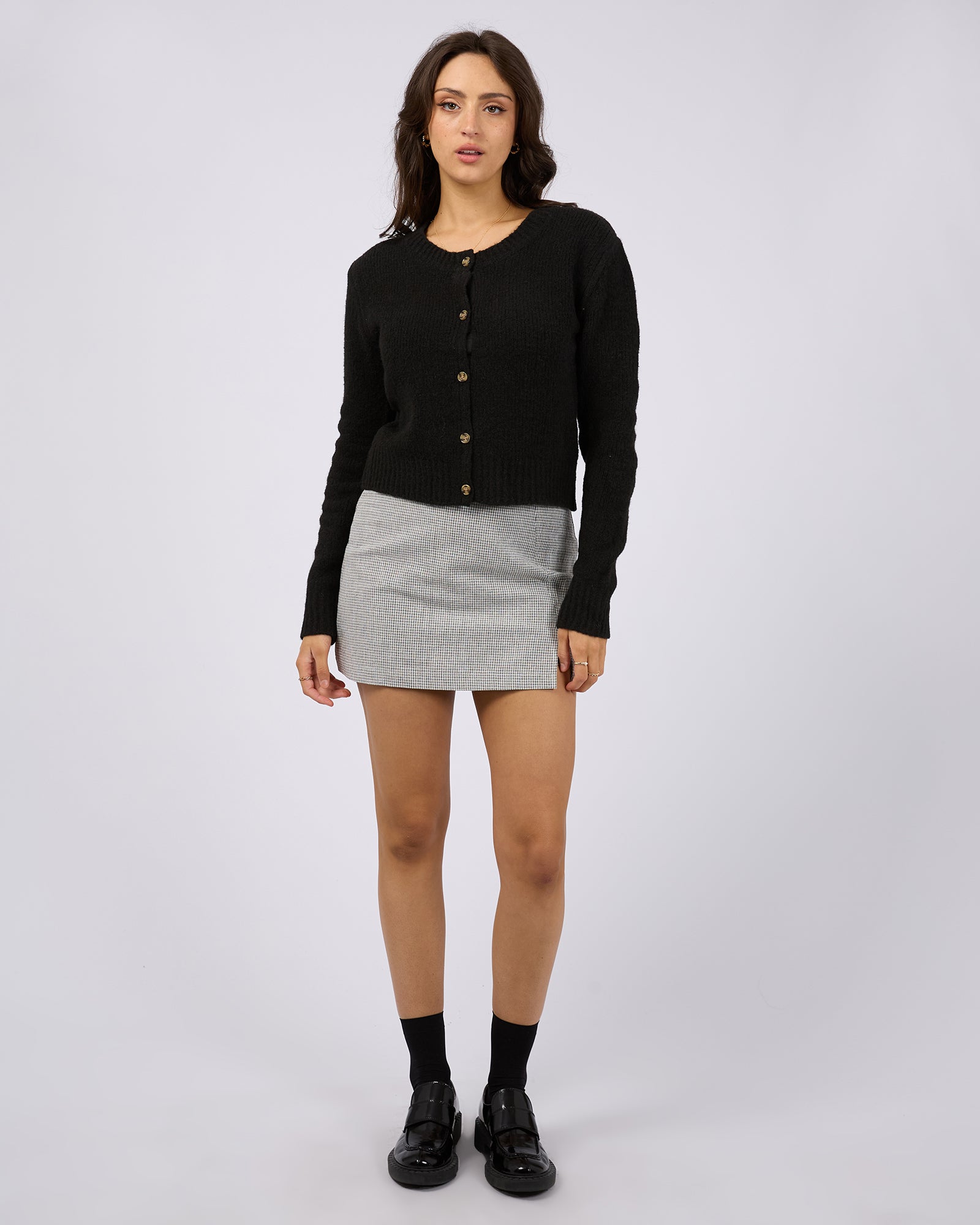 All About Eve Claude Cardigan Black - Women's Stylish Knit Sweater for Fall & Winter | Perfect for Office, Casual Outings & Date Nights