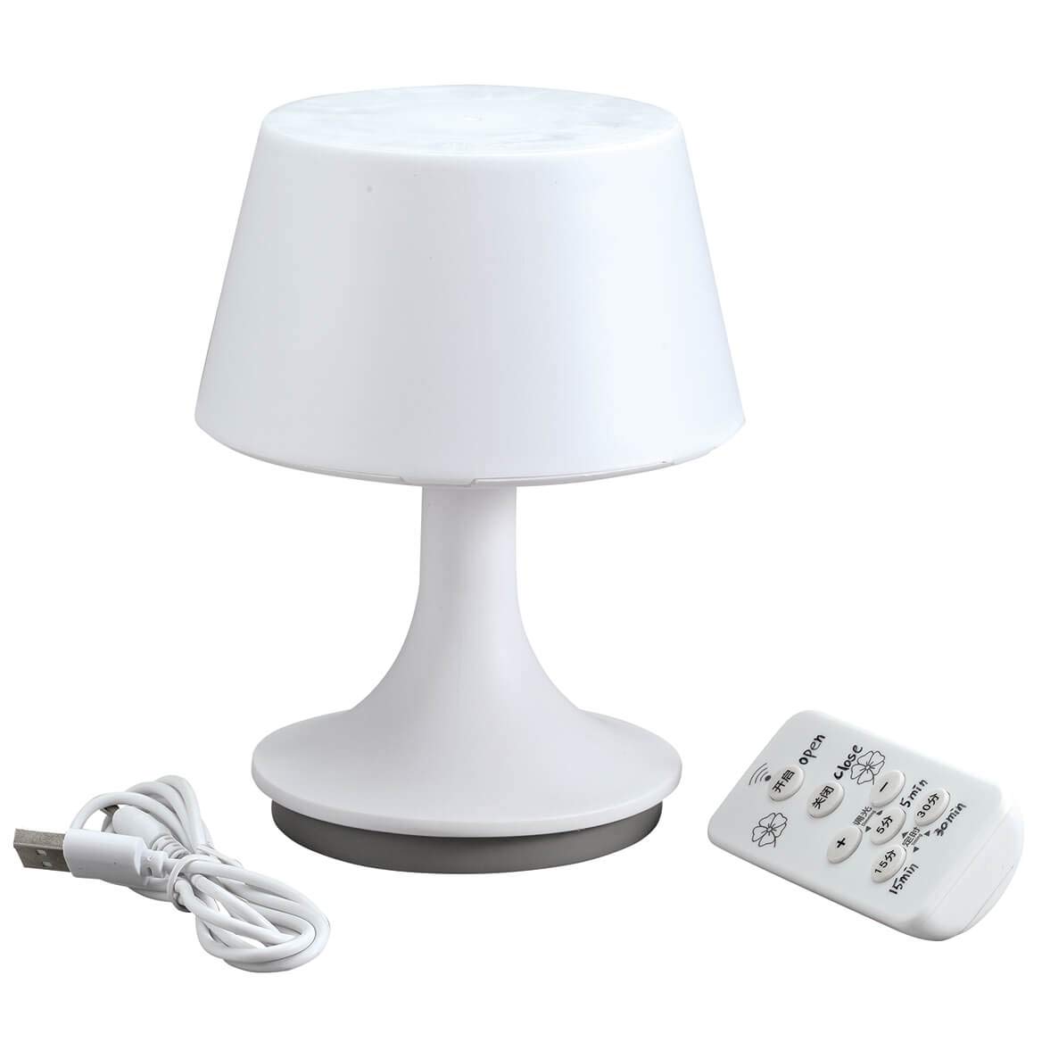Fox Valley Traders Modern LED Table Night Lamp with Remote Control - Perfect for Bedroom, Living Room & Office Lighting