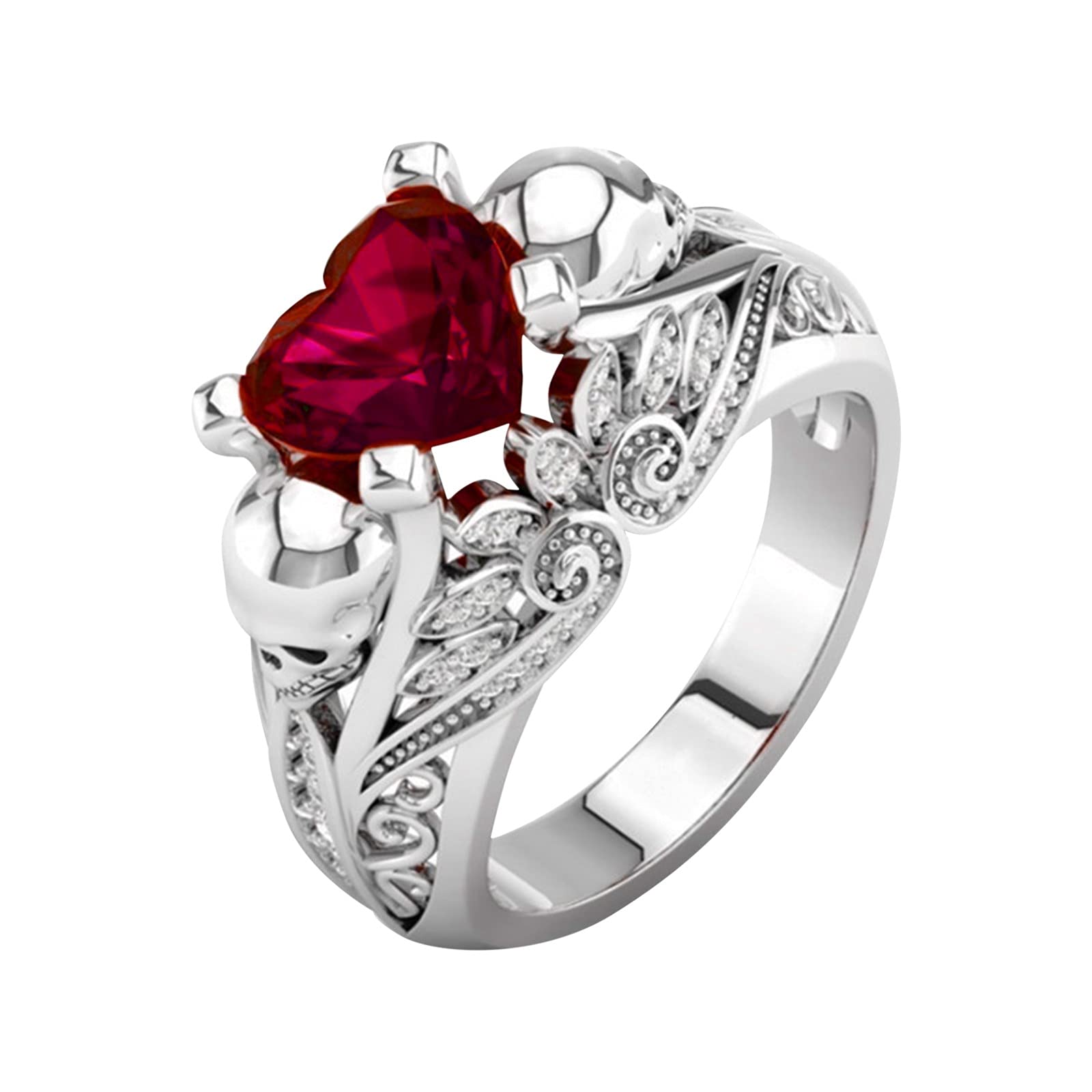 Women's Colorful Zircon Wedding Rings - Alloy Size 6-10, Elegant Jewelry Gift for Women & Girls - Perfect for Engagement, Anniversary & Special Occasions