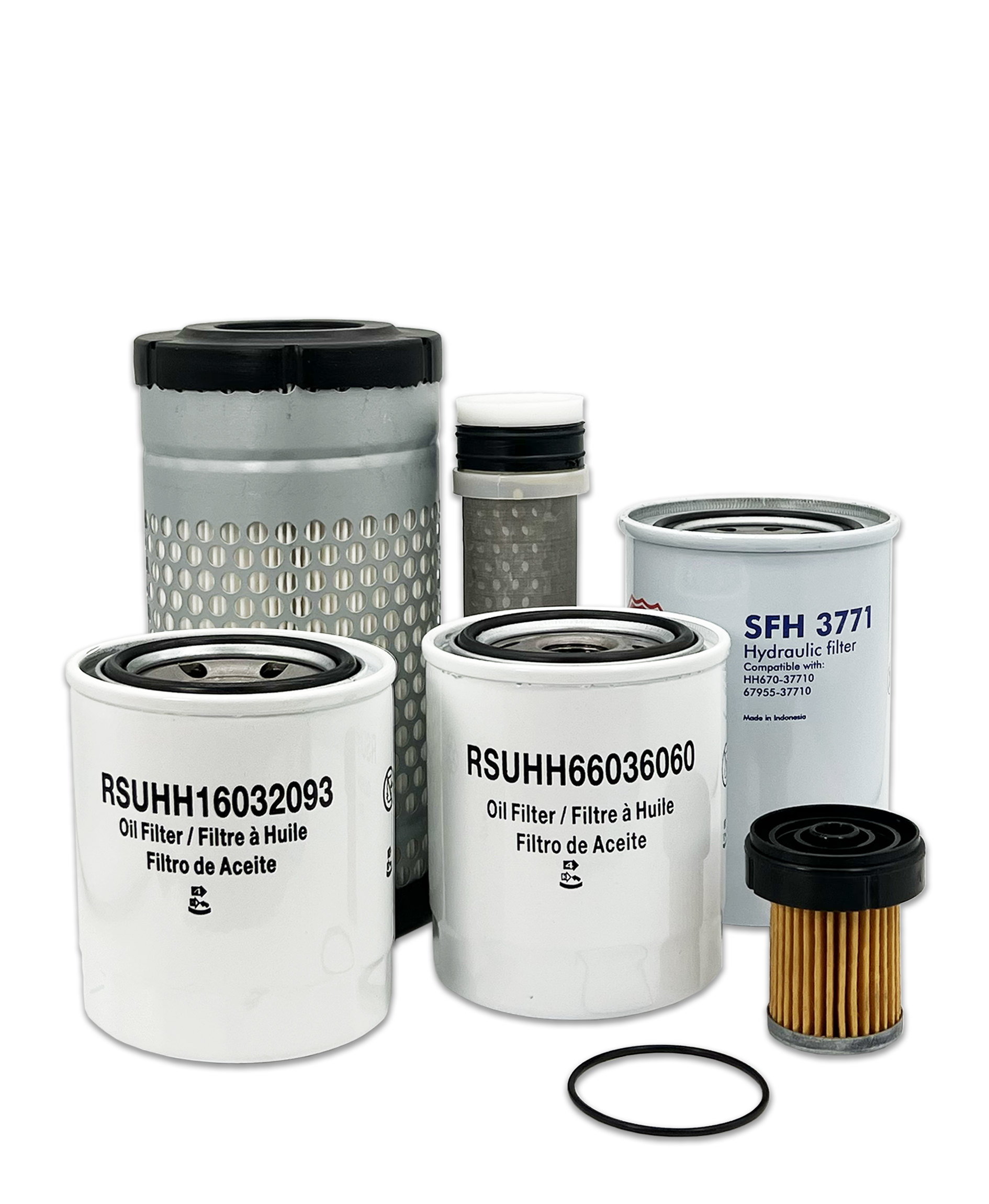HERO® Maintenance Filter Kit for Kubota B3000HSDC Tractor - Air Oil Fuel Filters Replacement - Compatible with Kubota B3000HSDC Models - Perfect for Tractor Maintenance & Farming Equipment Care