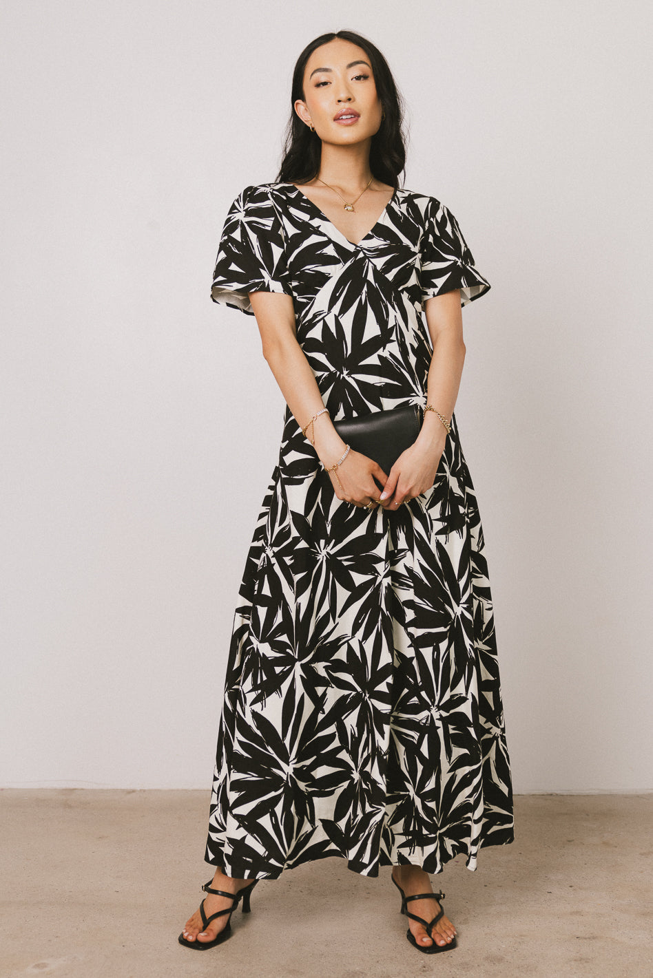 Avi Maxi Dress for Women - Flowy Long Summer Dress with Pockets, Boho Chic Beach Dress for Vacation, Party, and Casual Wear