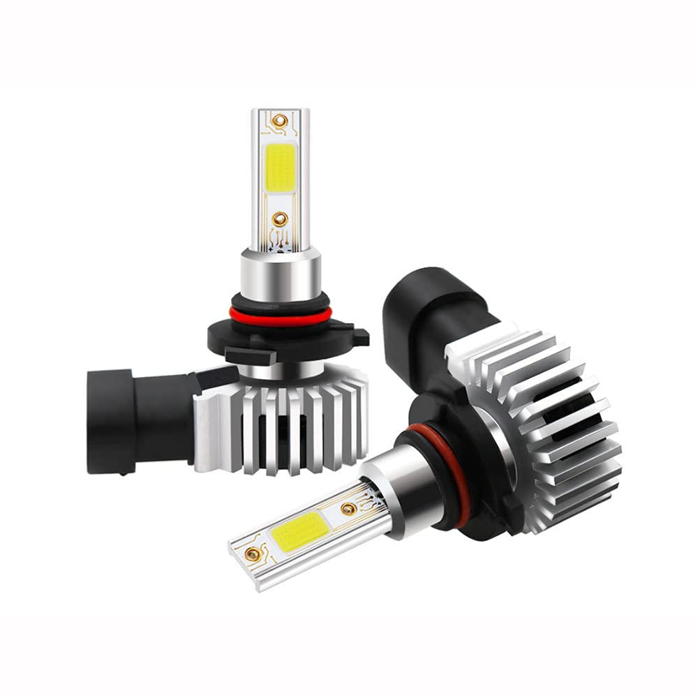 TOTMOX D9 LED Car Headlights 12-36V 6000K White - Fog & Driving Safety Lights for Night Visibility