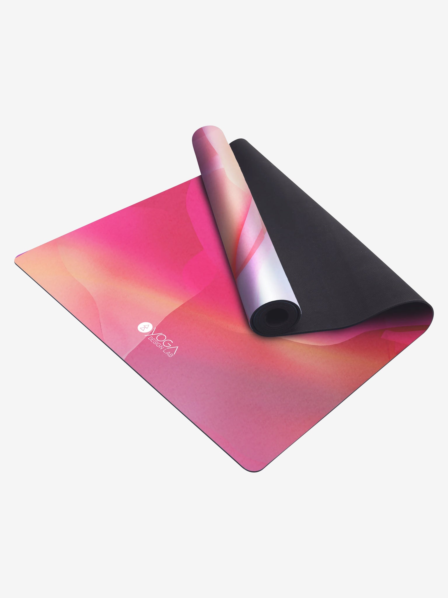 Yoga Design Lab Studio Mat 3.5mm Non-Slip Eco-Friendly Yoga Mat for Women & Men - Perfect for Home, Studio & Travel Workouts - Rose Pink