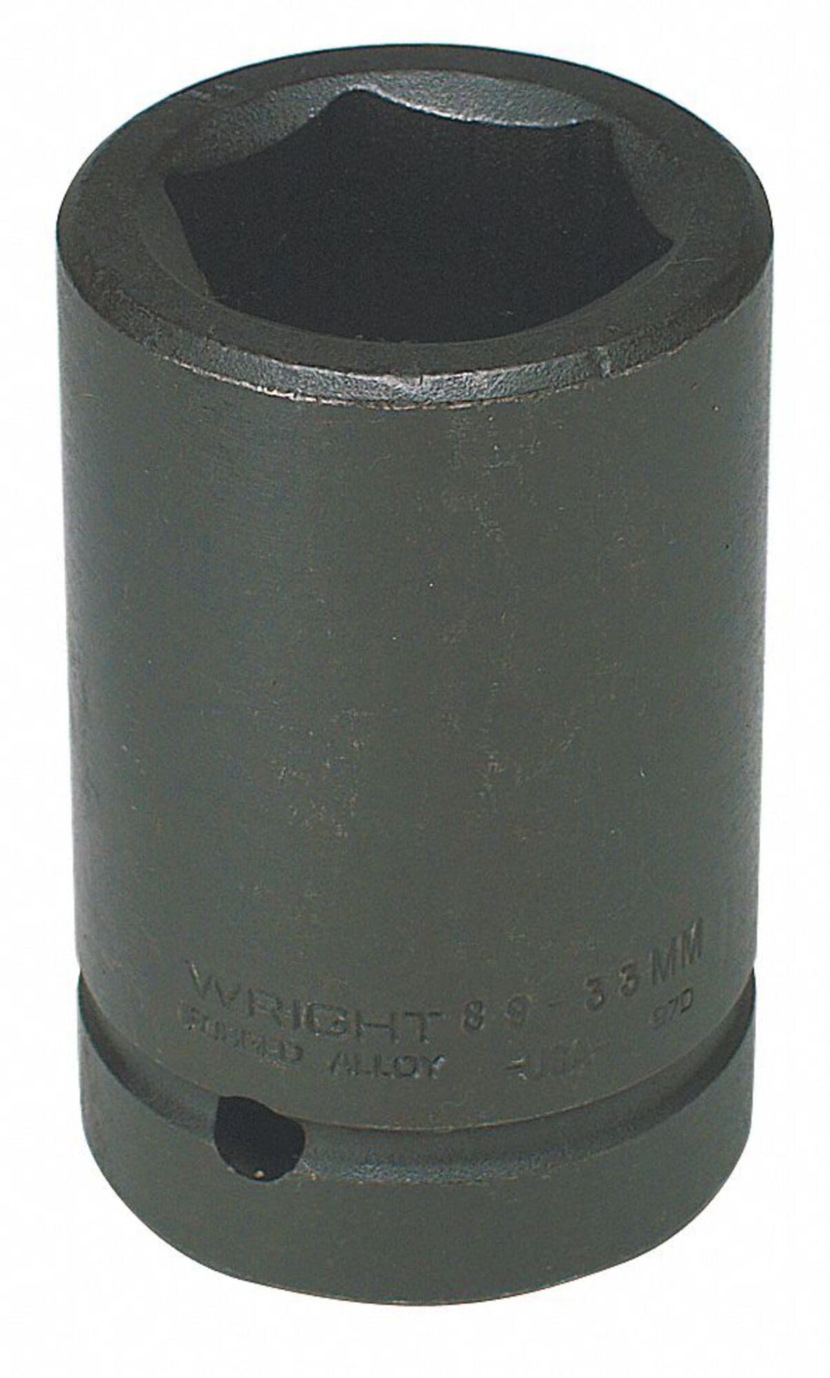 1/2 Inch Drive 46mm 6-Point Impact Socket - Heavy Duty Impact Wrench Accessory for Automotive Repair & Industrial Applications