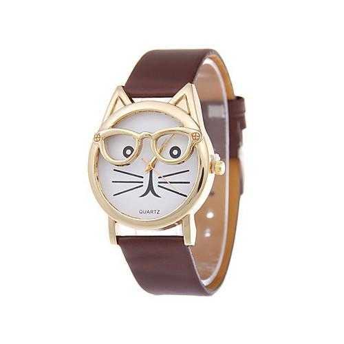 CATZEE Stylish Analog Watch for Women - Elegant Fashion Timepiece with Leather Strap - Perfect for Office, Casual Wear & Special Occasions