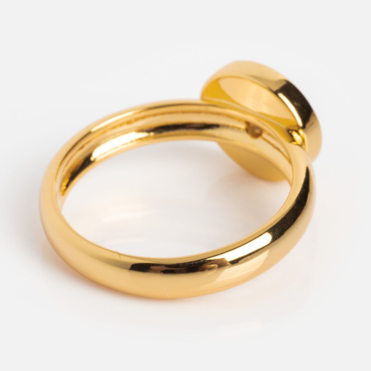 Balia Black Enamel Ring for Women - Elegant Gothic Jewelry for Everyday Wear, Gift Giving & Special Occasions