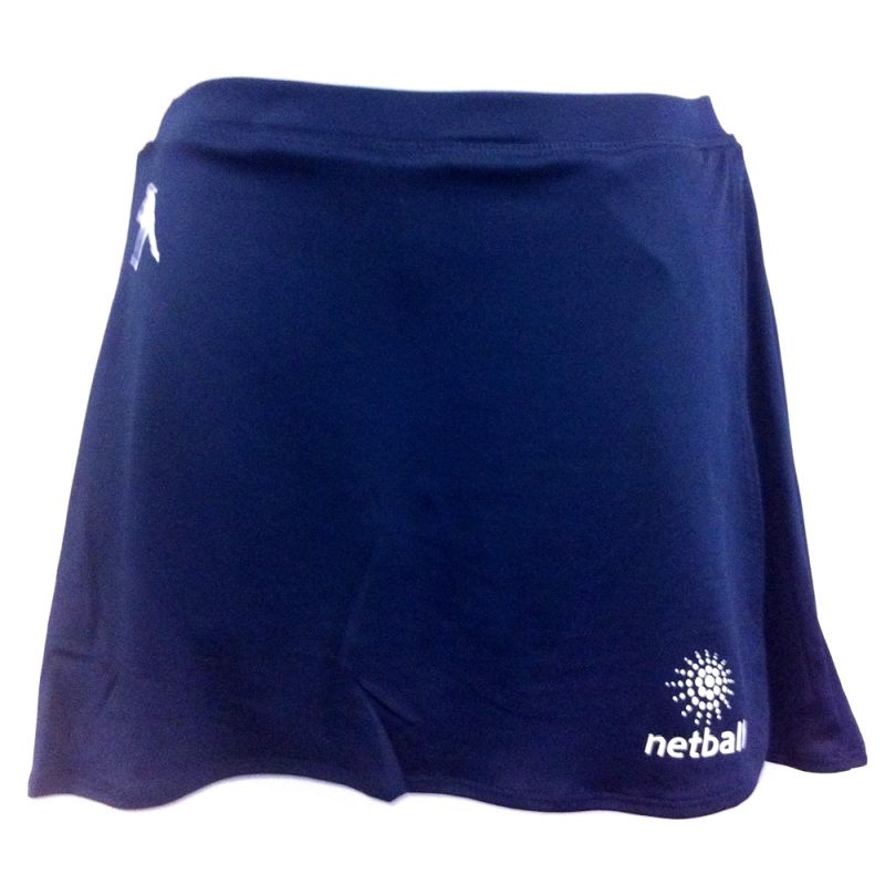 Implus Youth Netball Skort - Breathable Athletic Skirt with Built-in Shorts for Girls - Perfect for Netball, Tennis, and School Sports