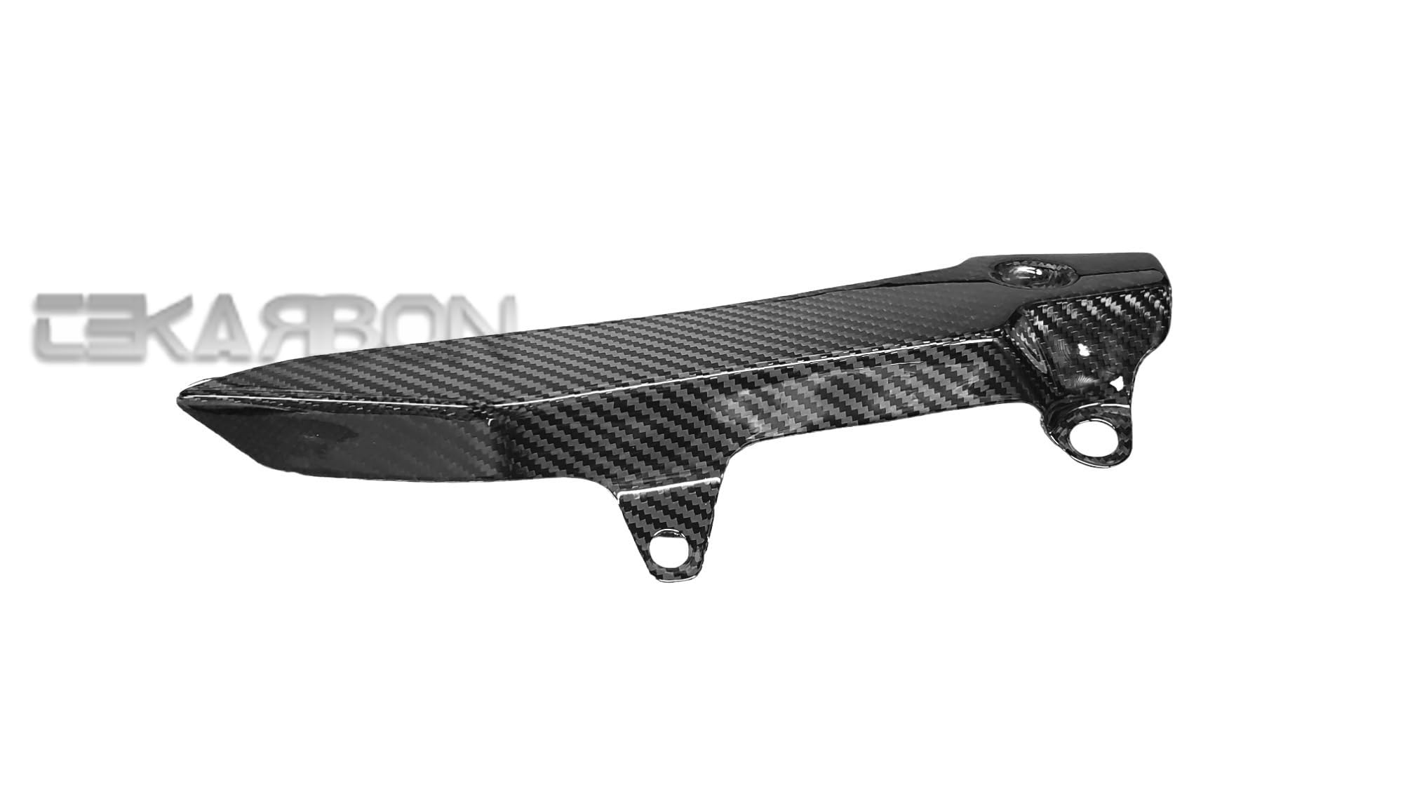 High-Performance Carbon Fiber Heat Shield Left Side for Triumph Daytona 675 (2013-2014) | 2x2 Twill Weave | Motorcycle Engine Protection & Style Upgrade