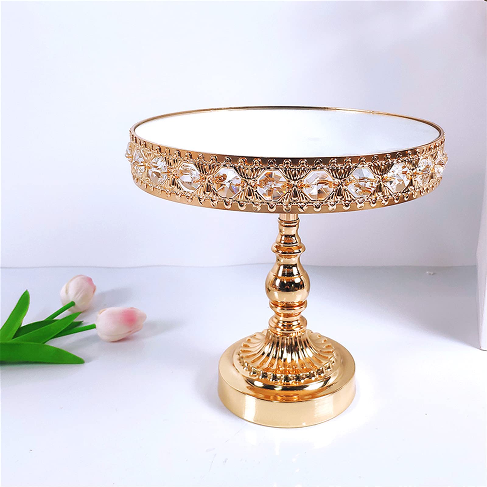 1-Tier Elegant Acrylic Cake Stand for Wedding, Birthday & Party Dessert Display - Perfect for Cupcakes, Cakes & Treats Table Decoration (1PC)