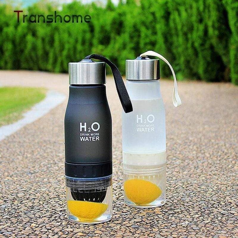 Transhome 650ml BPA-Free Plastic Fruit Infuser Water Bottle - Perfect for Gym, Hiking & Daily Hydration