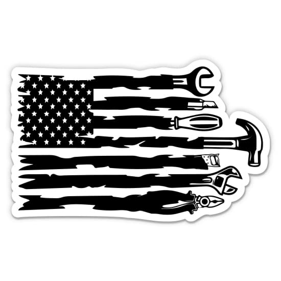 American Flag Stickers for Cars & More - 2 Pack 3