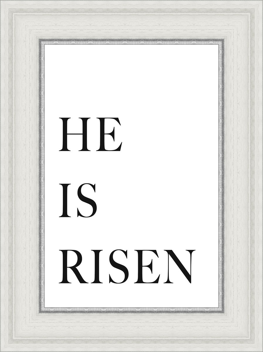 He is Risen by Paige Tilly - Inspirational Christian T-Shirt for Easter, Church & Faith-Based Events