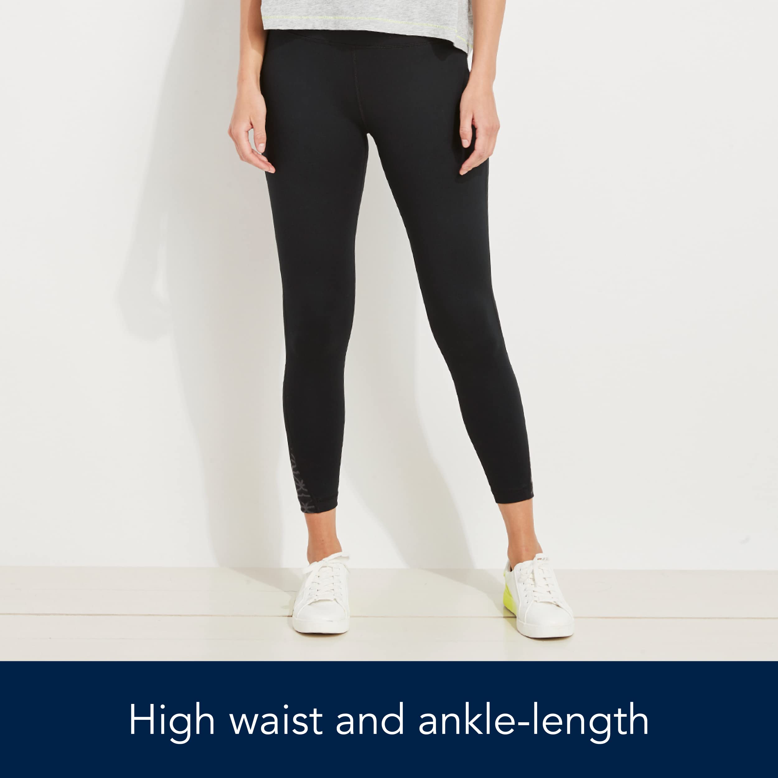 Vineyard Vines Women's Skip Monday Performance Leggings - High Waisted Yoga Pants for Workout, Running & Lounge Wear - Comfortable & Stretchy Activewear for Women