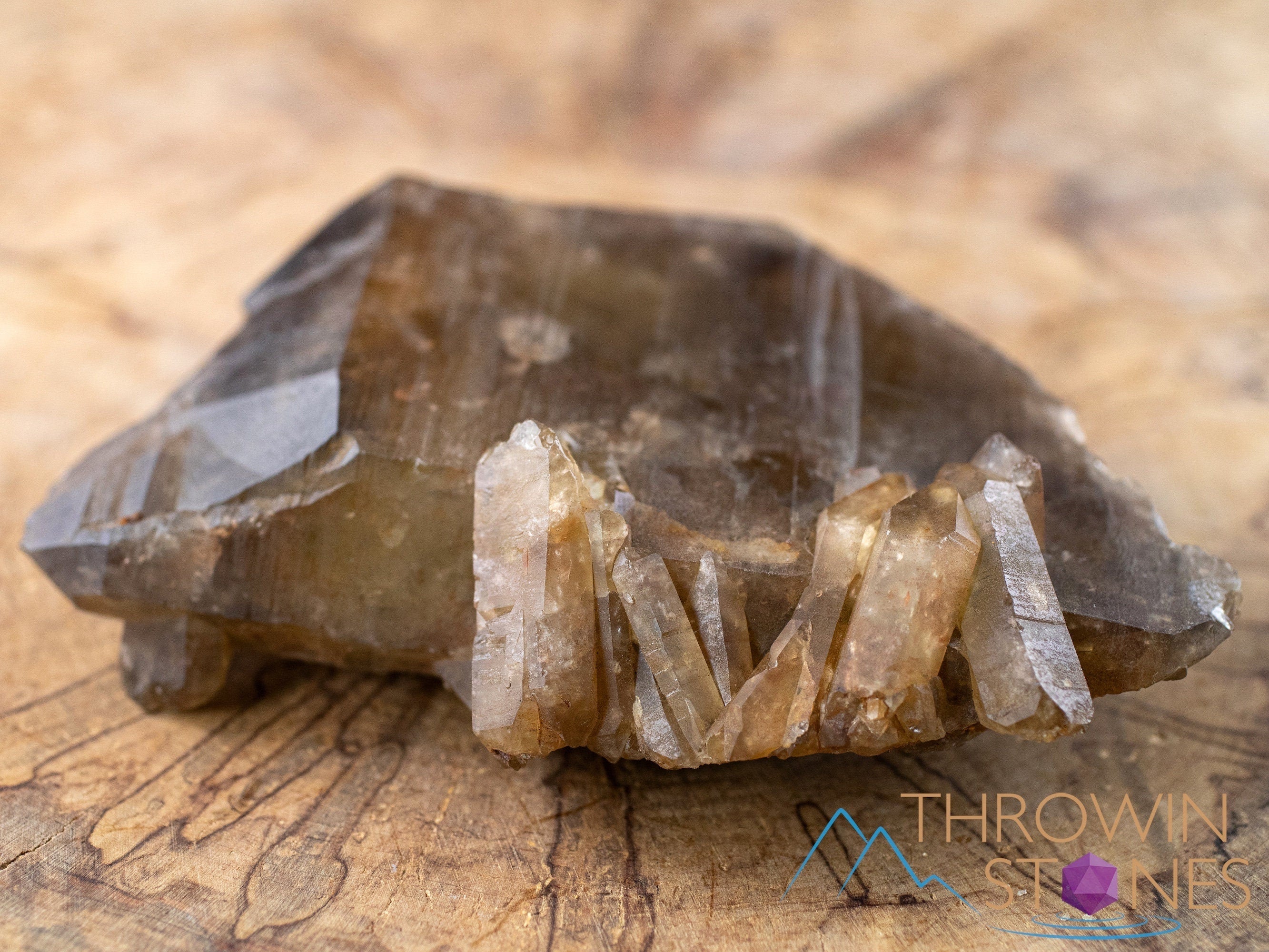 Natural Citrine Raw Crystal Point - November Birthstone, Healing Stone, Home & Office Decor, Feng Shui Crystal for Positive Energy - Perfect for Meditation, Gifts & Spiritual Healing