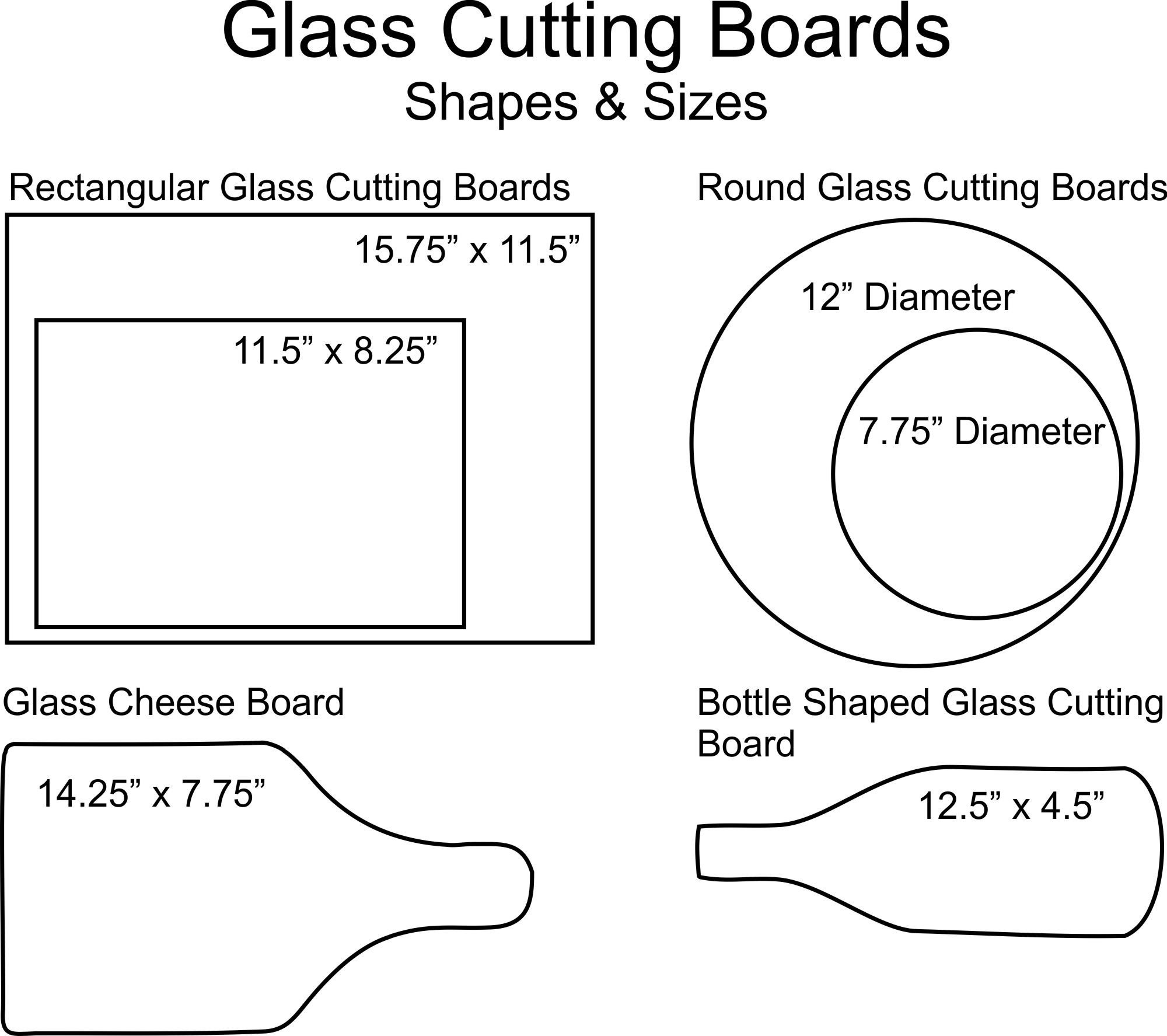 Personalized Rocking Robots Rectangular Glass Cutting Board - 11