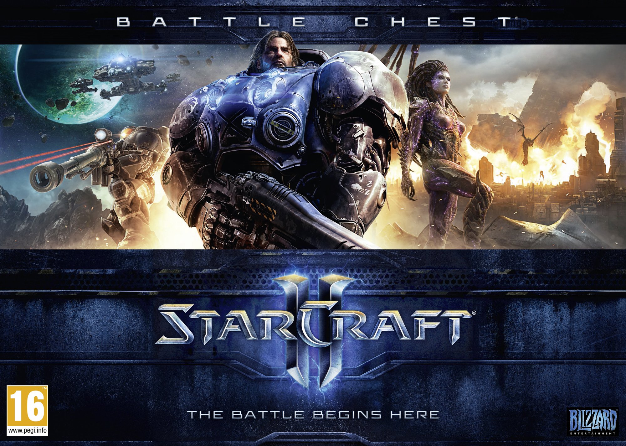 StarCraft II Battle Chest - PC Game with Wings of Liberty & Heart of the Swarm Expansions | Real-Time Strategy Game for Windows | Perfect for Competitive Gaming & eSports Fans