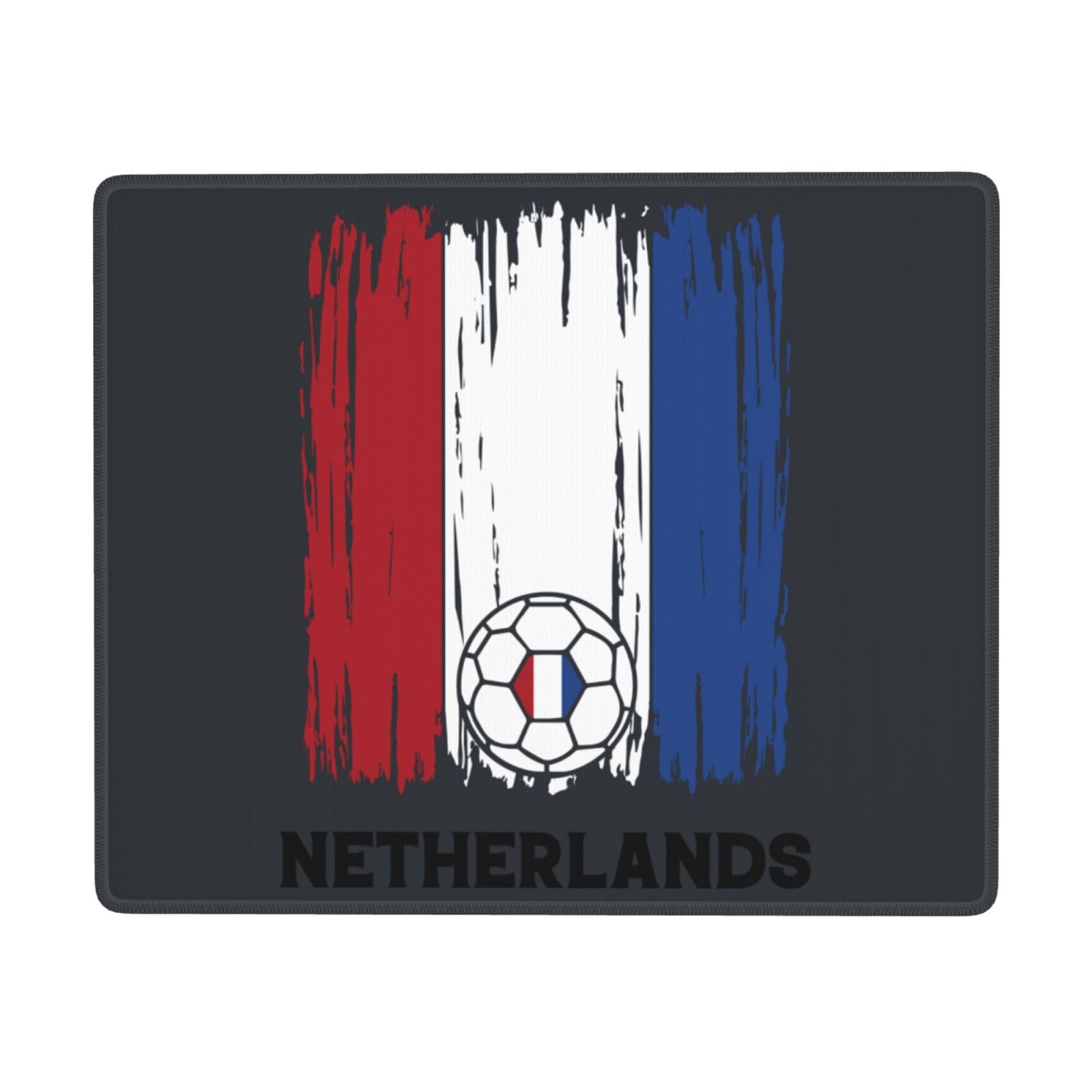 SIYTUAU Netherlands Football Flag Mouse Pad - Waterproof, Non-Slip Rubber Gaming Mouse Pad (7x9 inches) for Laptop, Office & PC Use - Perfect for Soccer Fans, Gamers & Workstations