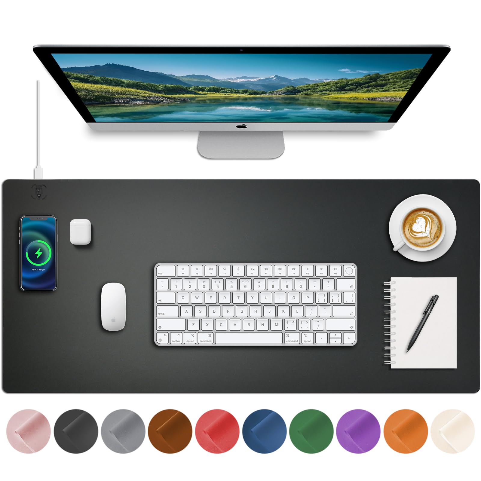 Wireless Charging Desk Mat - 32