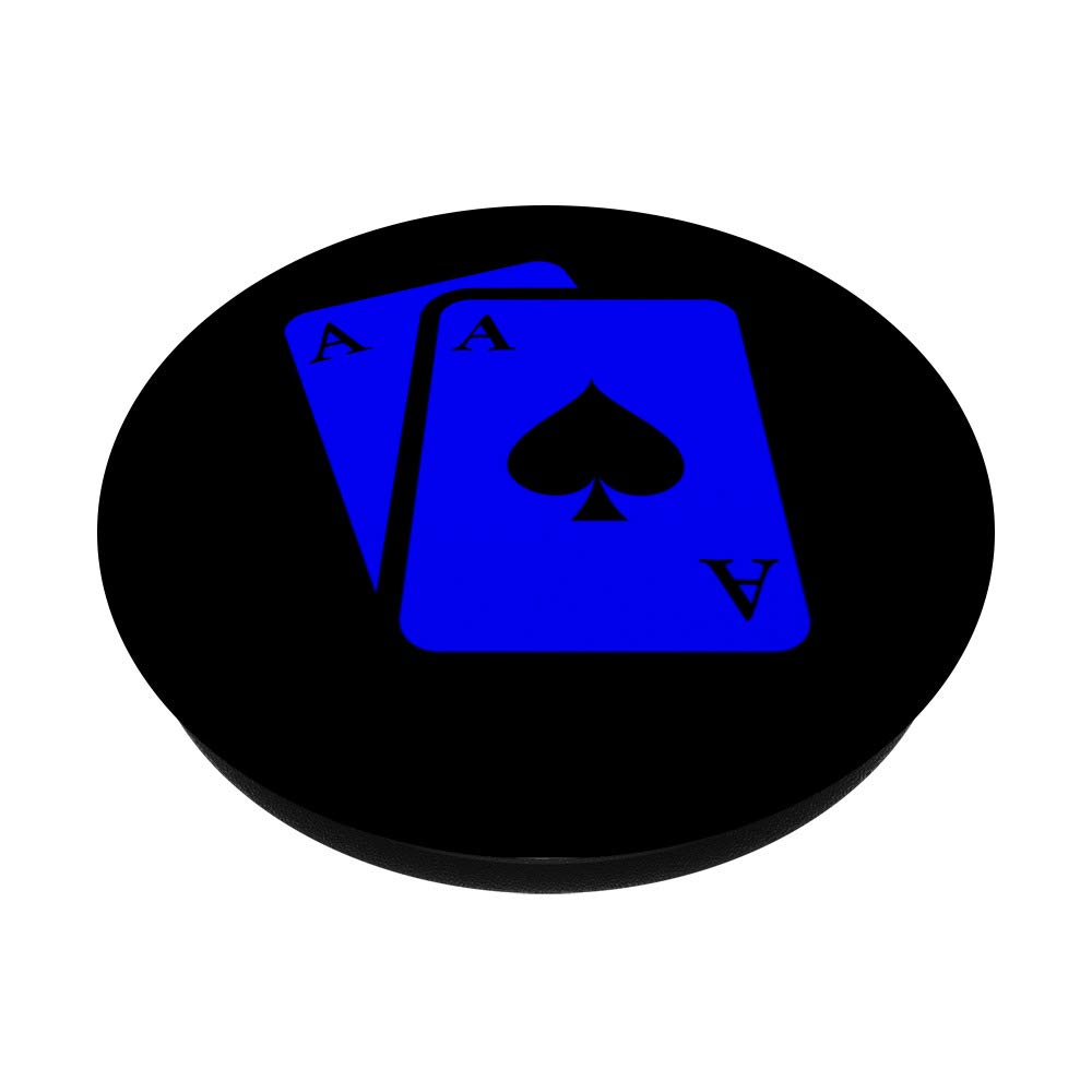 Poker PopSockets PopGrip - Interchangeable Phone Grip & Stand for iPhone, Samsung, Smartphones - Perfect for Gaming, Selfies, and Hands-Free Viewing